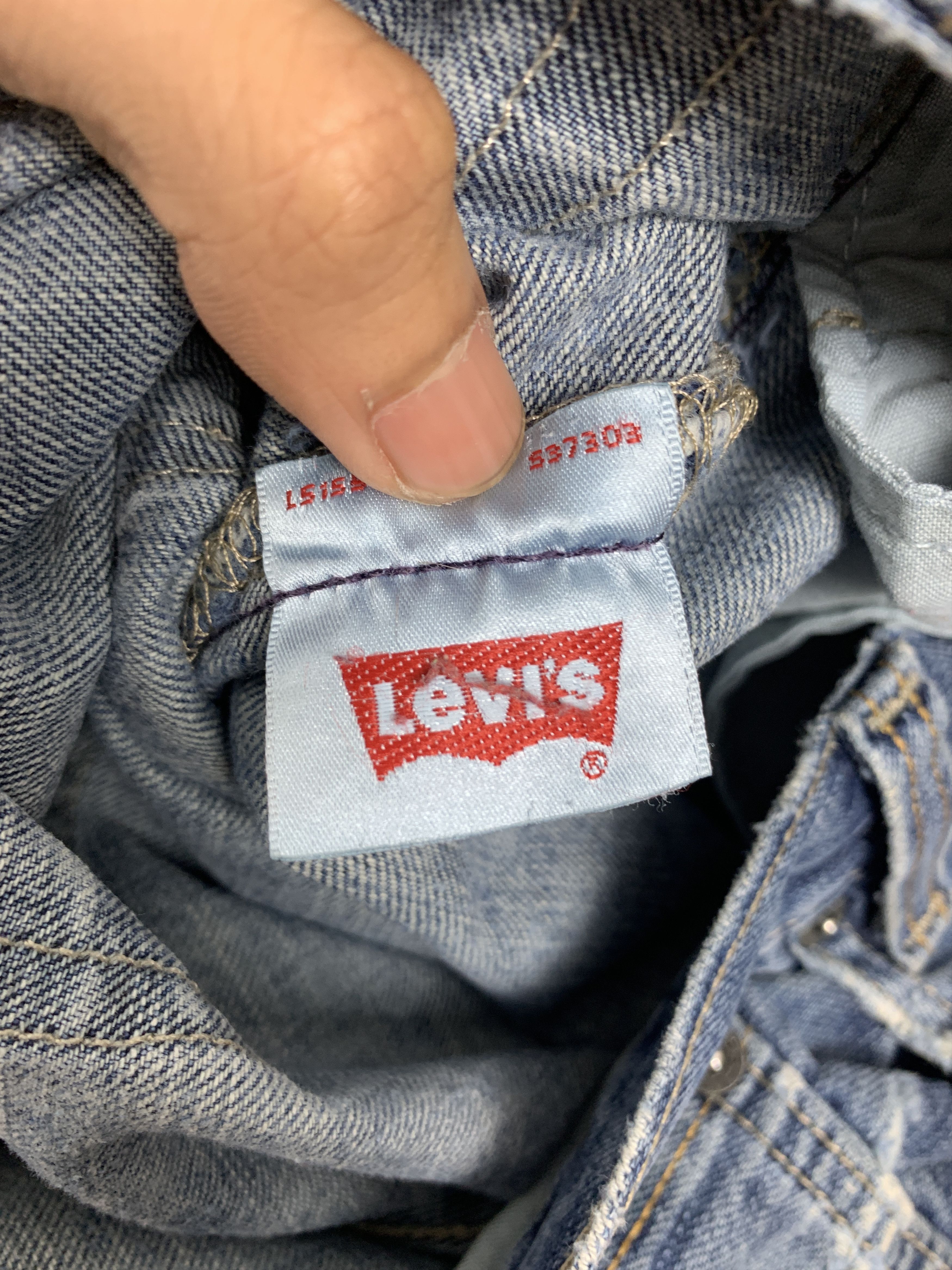 Levi's Vintage 90s Levis 501 Straight Cut Distressed Jeans P0260 Size US 34 / EU 50 - 18 Thumbnail