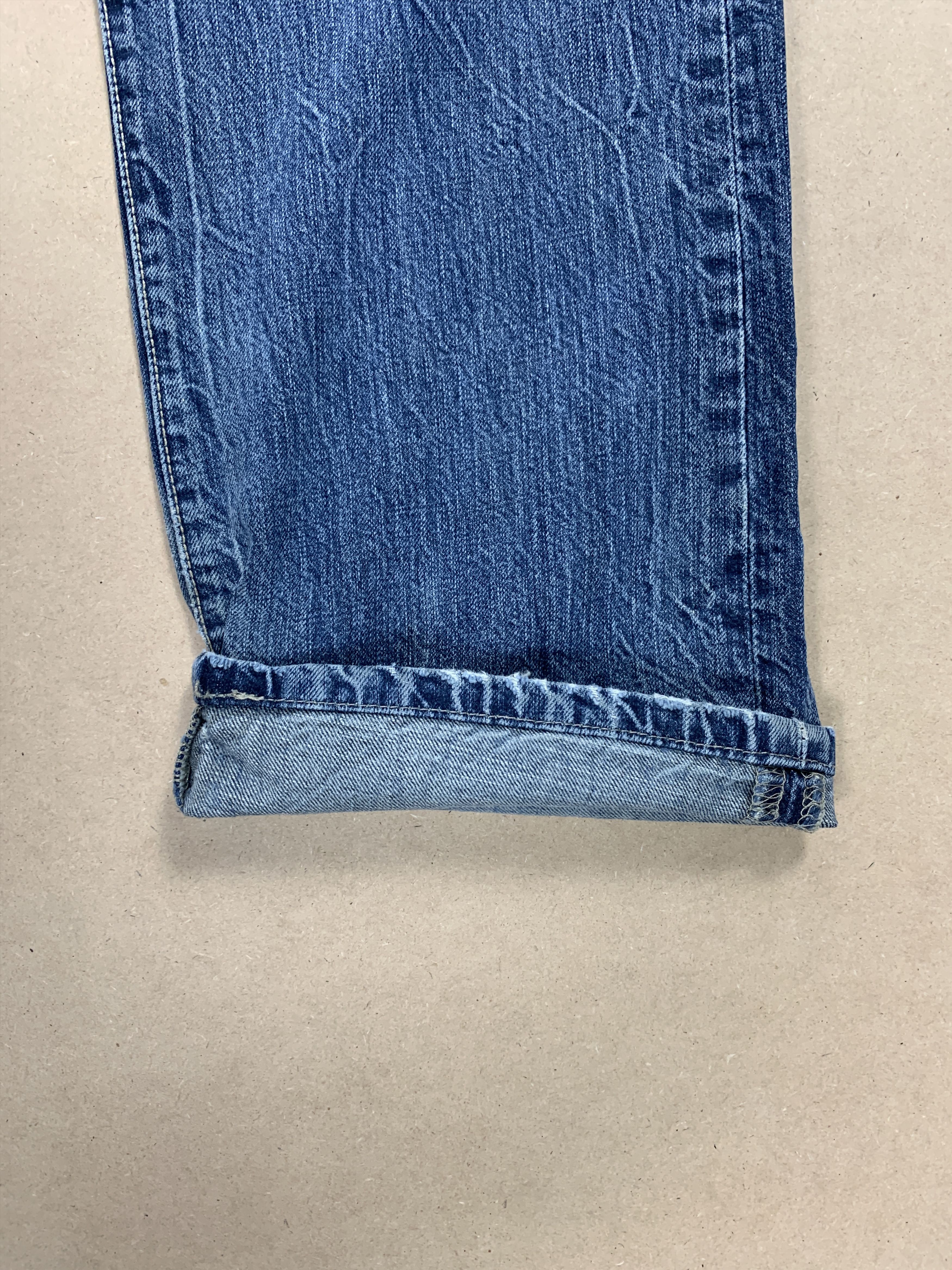 Levi's Vintage 90s Levis 501 Straight Cut Distressed Jeans P0260 Size US 34 / EU 50 - 4 Thumbnail