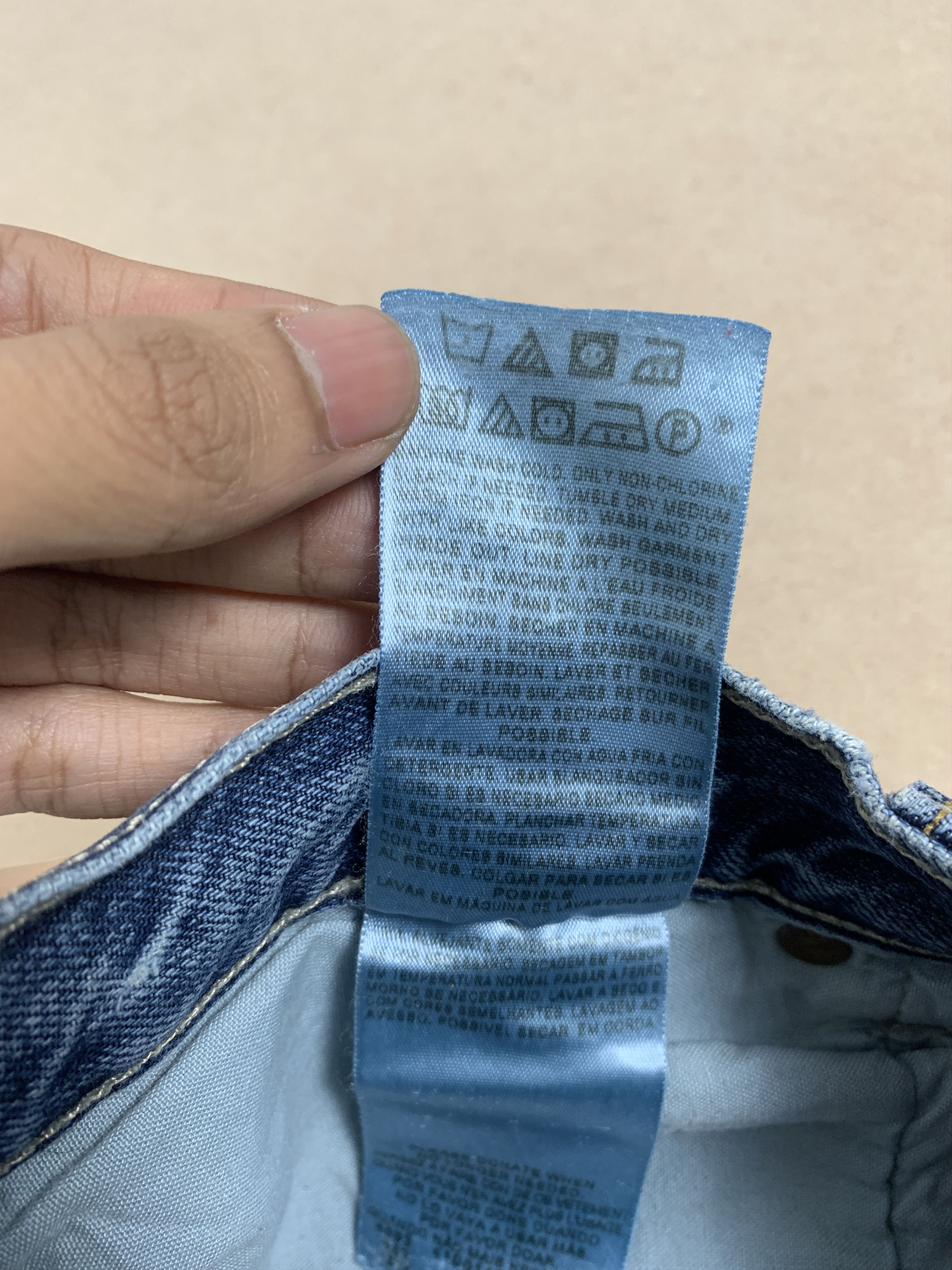 Levi's Vintage 90s Levis 501 Straight Cut Distressed Jeans P0260 Size US 34 / EU 50 - 15 Thumbnail