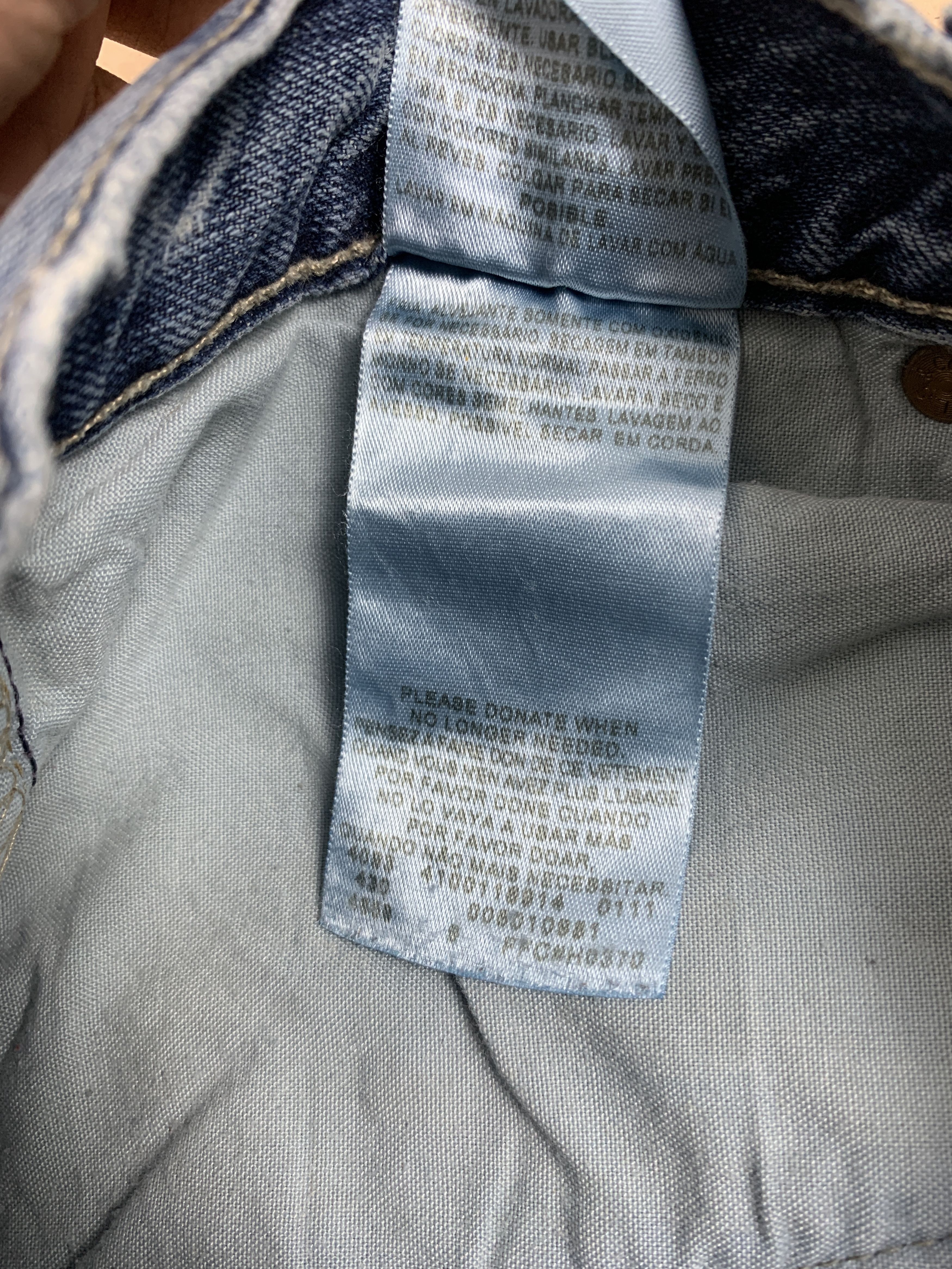 Levi's Vintage 90s Levis 501 Straight Cut Distressed Jeans P0260 Size US 34 / EU 50 - 16 Thumbnail