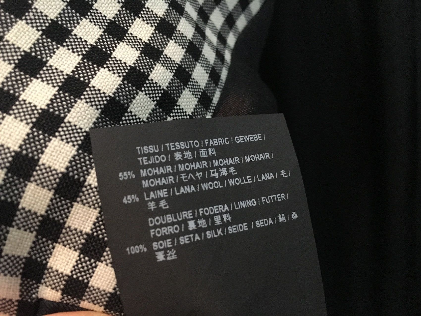 Hedi Slimane × Saint Laurent Paris SS'16 Gingham Blazer Size 42R - 7 Thumbnail