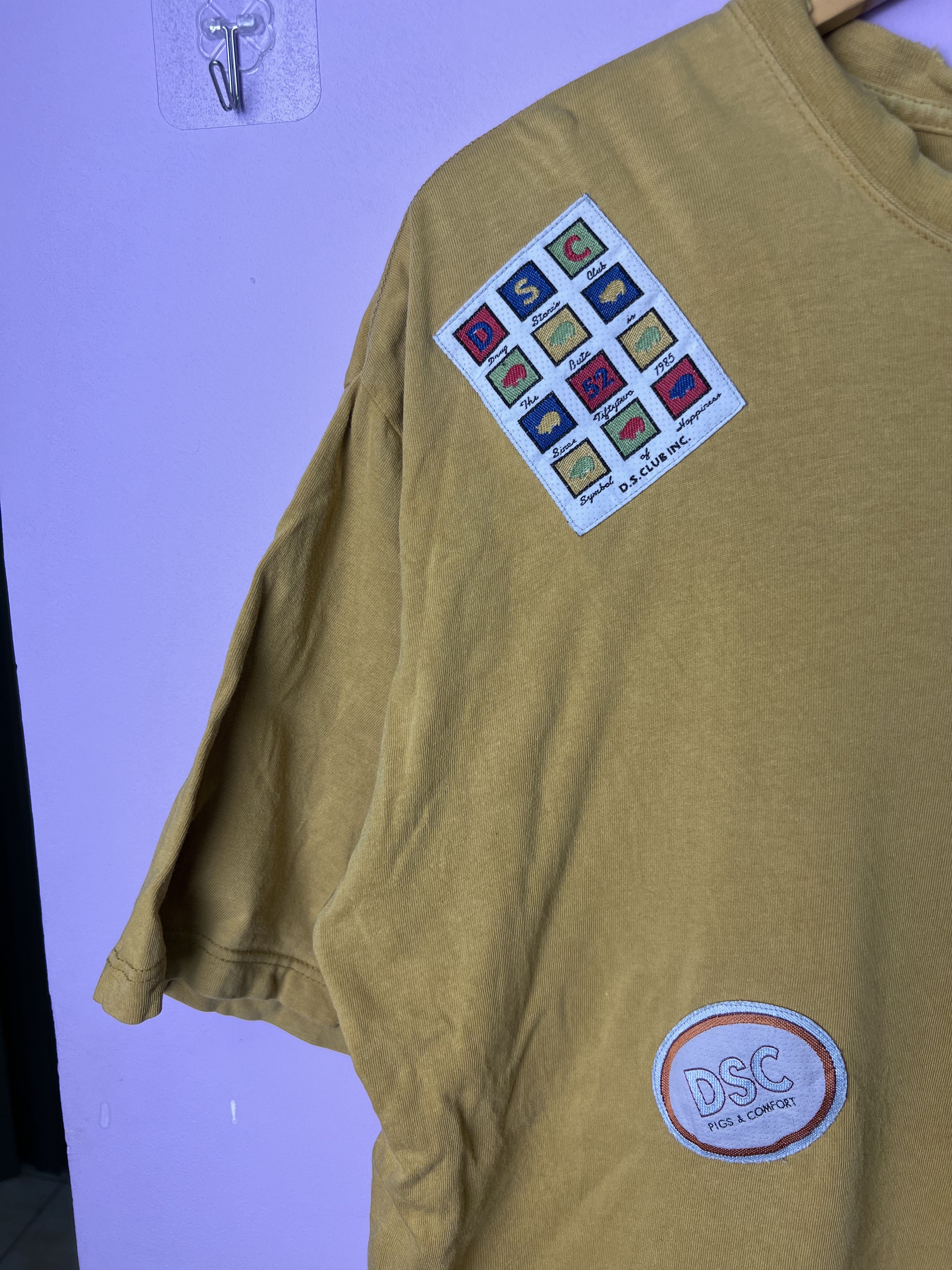 Japanese Brand 🔥Distressed Rare Drugs Store Club Patches Tees Size US M / EU 48-50 / 2 - 6 Thumbnail