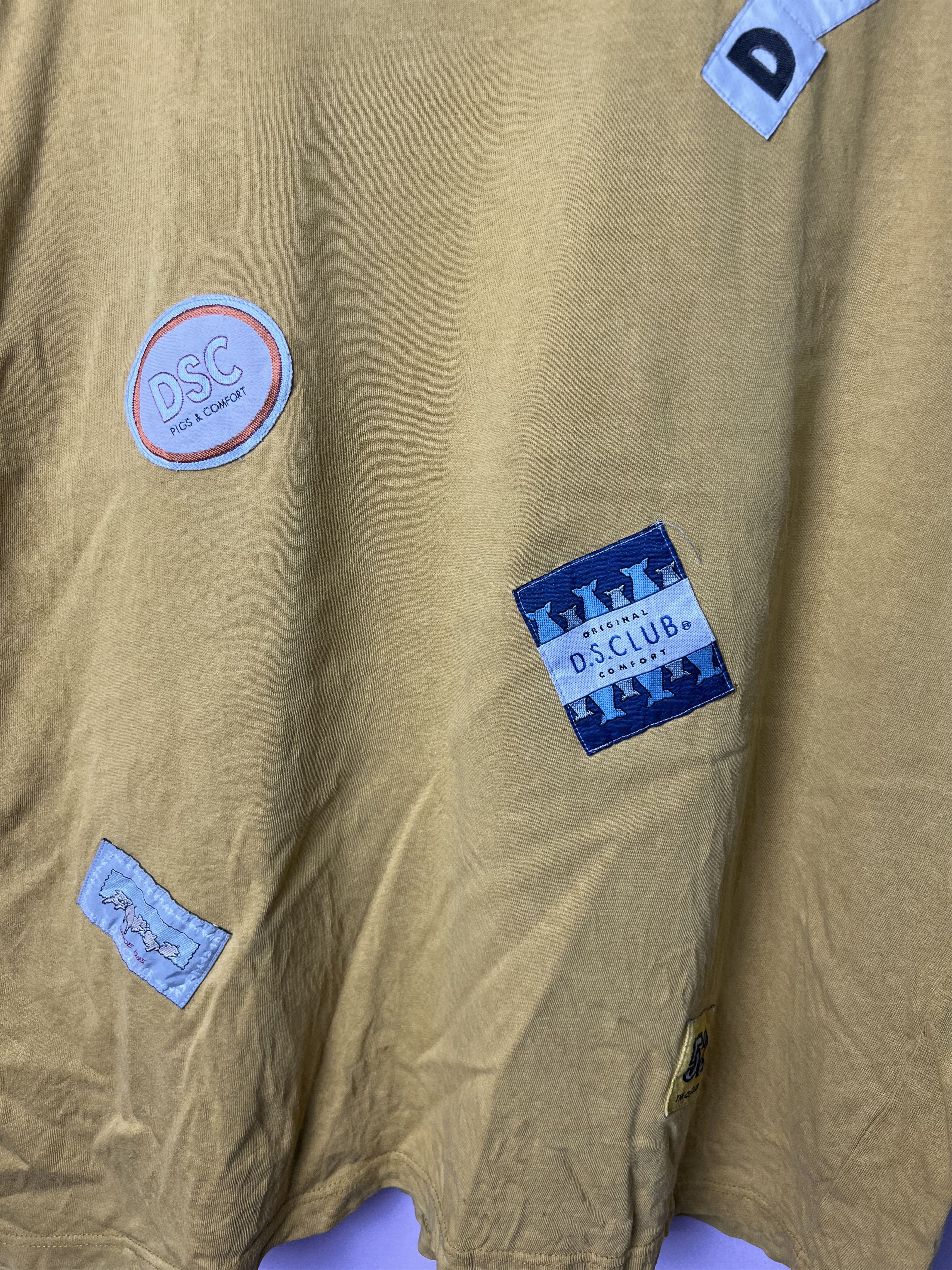 Japanese Brand 🔥Distressed Rare Drugs Store Club Patches Tees Size US M / EU 48-50 / 2 - 7 Thumbnail