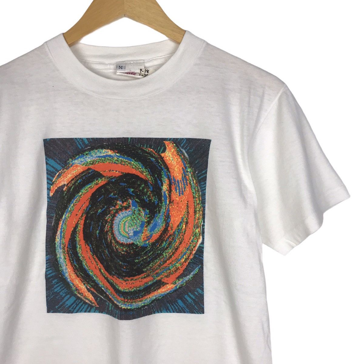 Split Vintage 90s Split Skateboard Spiral T Shirt Size US M / EU 48-50 / 2 - 3 Thumbnail