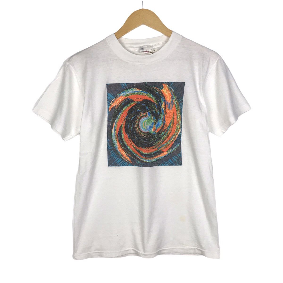 Split Vintage 90s Split Skateboard Spiral T Shirt Size US M / EU 48-50 / 2 - 1 Thumbnail