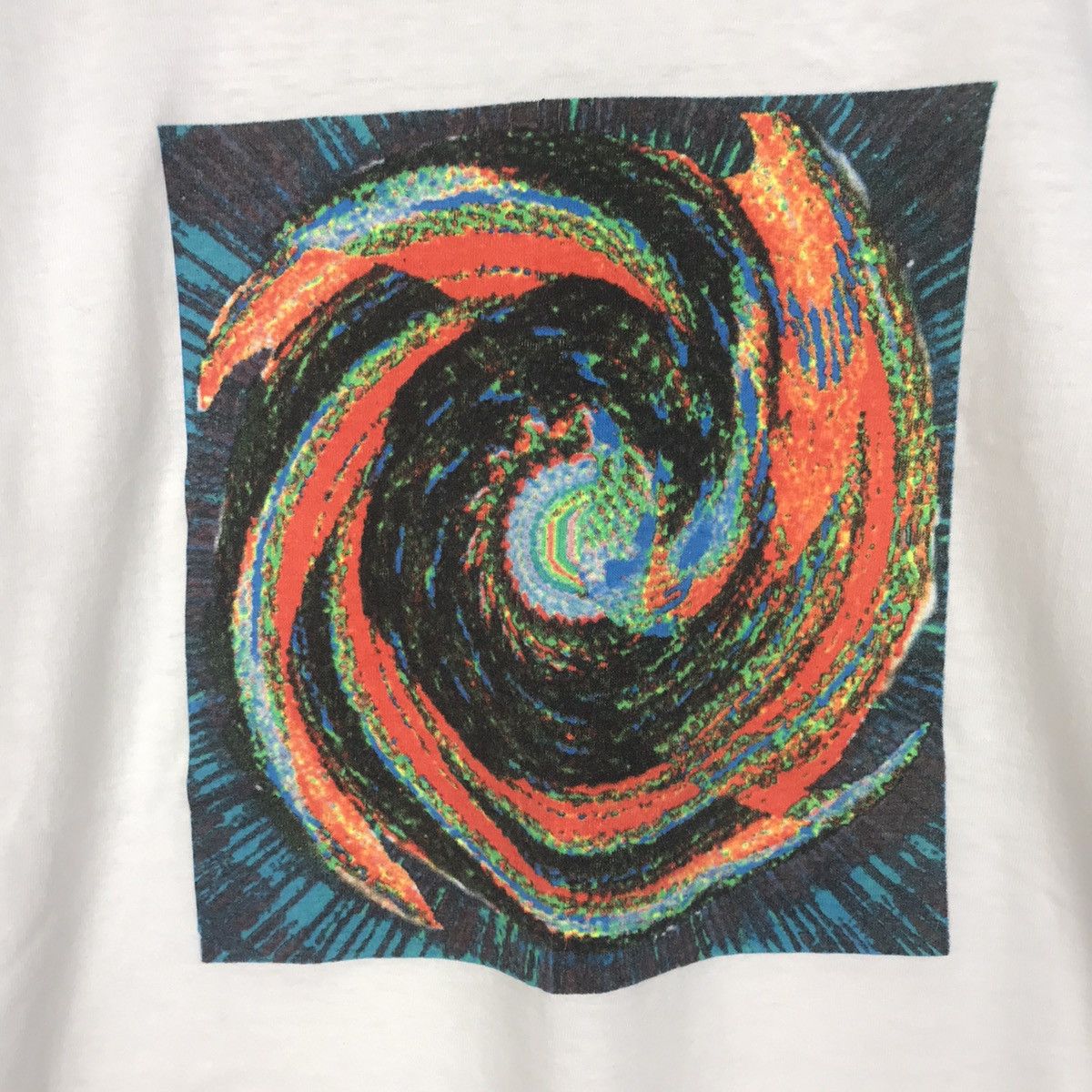 Split Vintage 90s Split Skateboard Spiral T Shirt Size US M / EU 48-50 / 2 - 5 Thumbnail