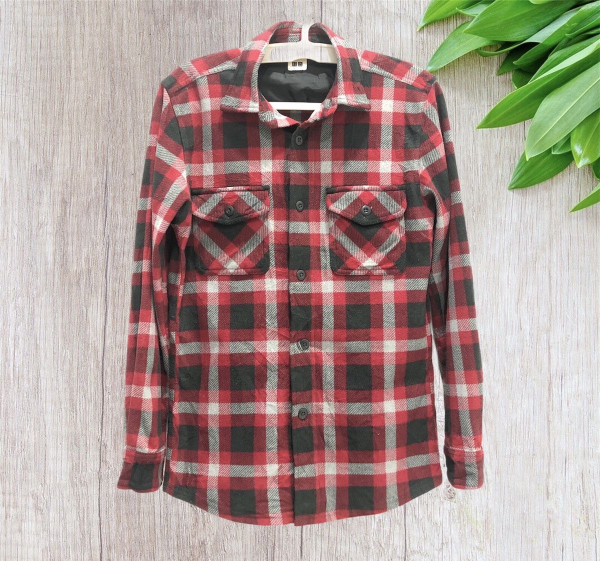 Flannel × Uniqlo Uniqlo Red Flannel 04-W Size US S / EU 44-46 / 1 - 1 Thumbnail