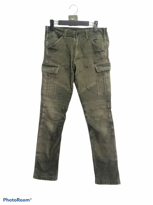 Green armored cargo pants