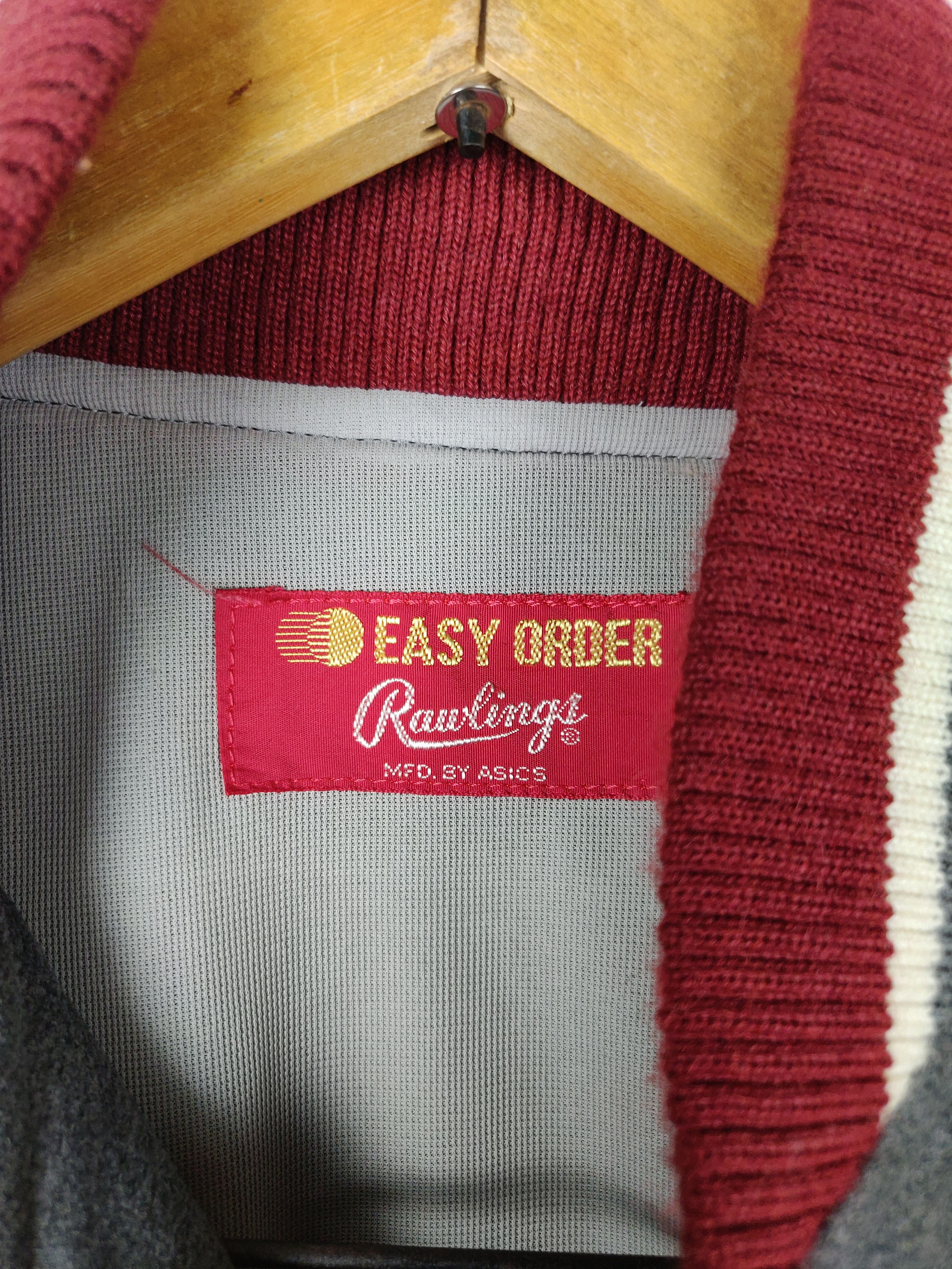 Asics Vintage Easy Order Mfg by Asics Wool Varsity Jacket Size US L / EU 52-54 / 3 - 8 Thumbnail