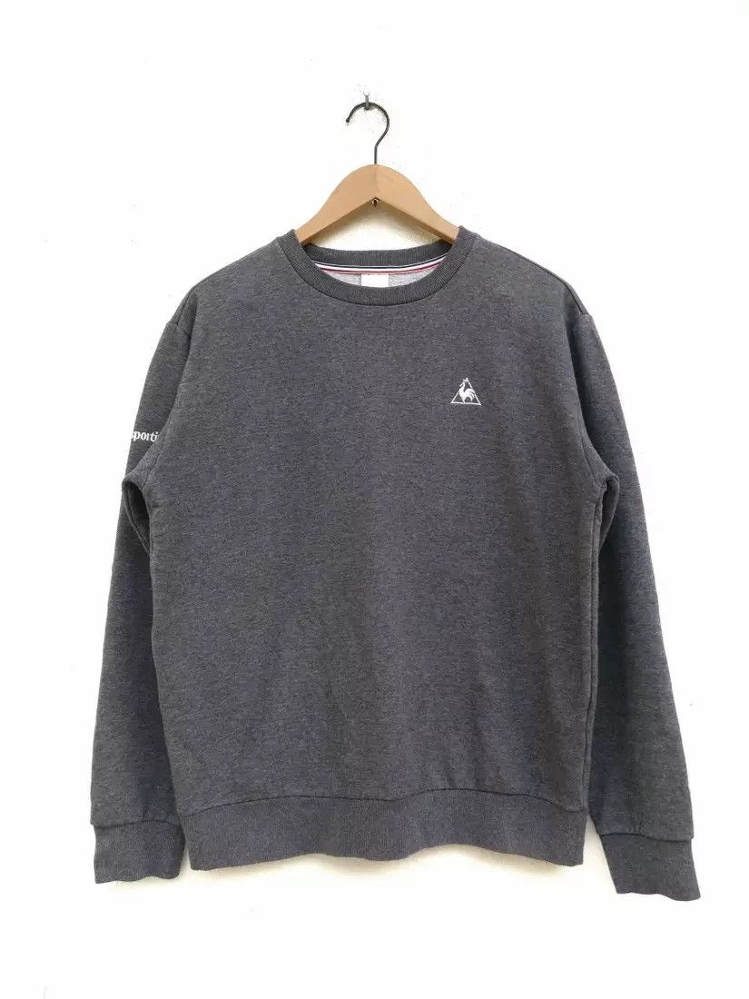Vintage Le Coq Sportif Grey Sweater Sweatshirts Jumper Pullover Grailed