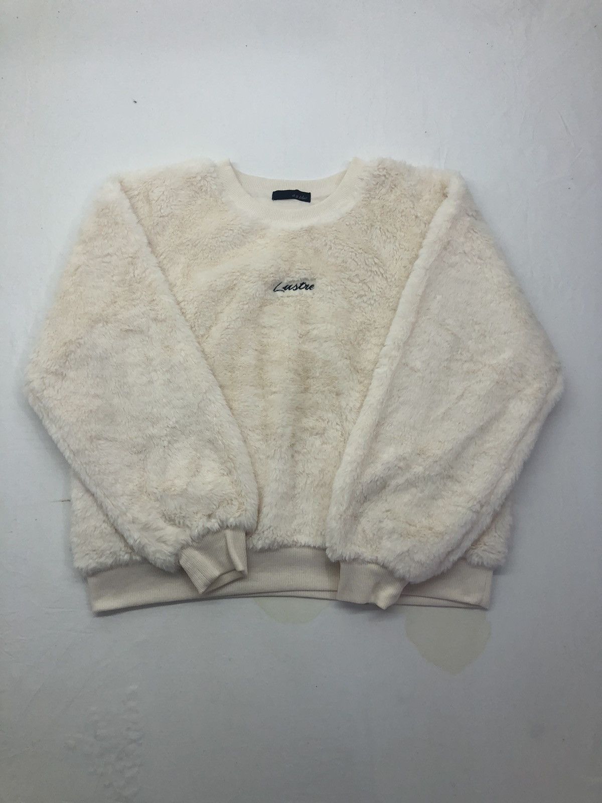 Designer Japanese a.g. Plus Crop Top Fur Sweatshirt Size S / US 4 / IT 40 - 4 Thumbnail
