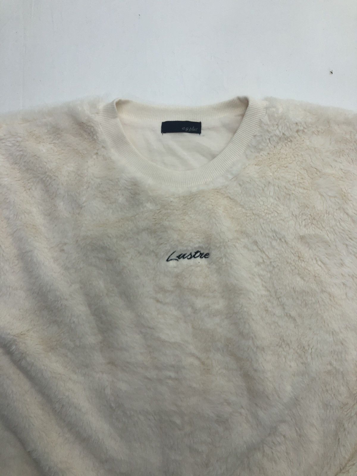 Designer Japanese a.g. Plus Crop Top Fur Sweatshirt Size S / US 4 / IT 40 - 5 Thumbnail