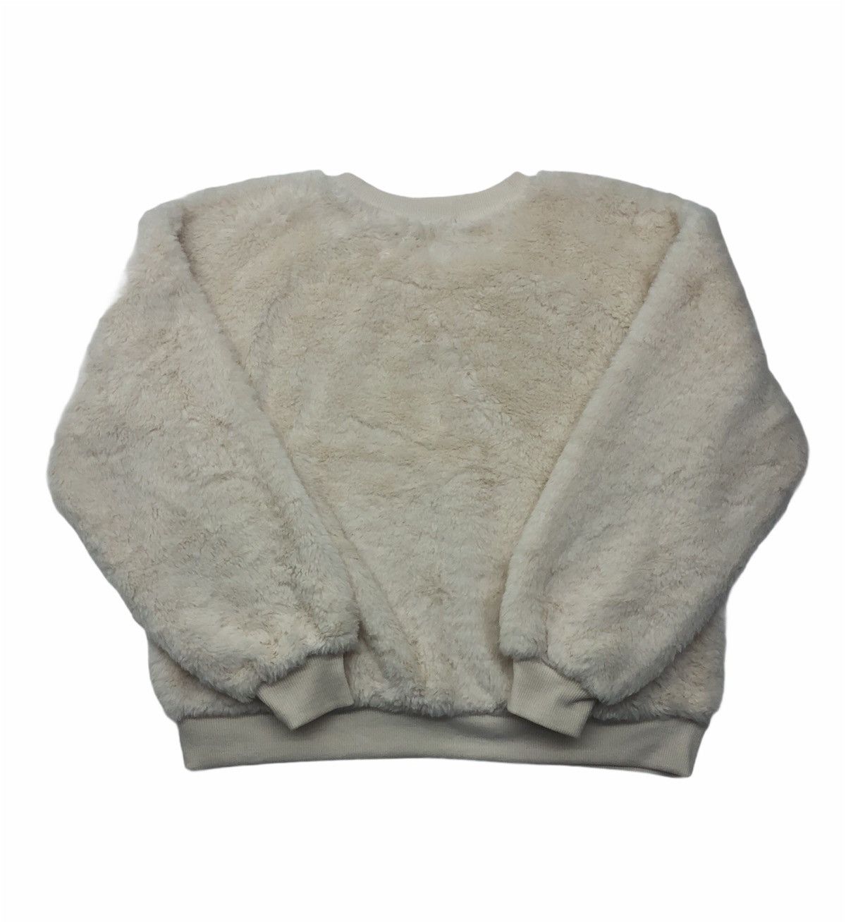 Designer Japanese a.g. Plus Crop Top Fur Sweatshirt Size S / US 4 / IT 40 - 3 Thumbnail