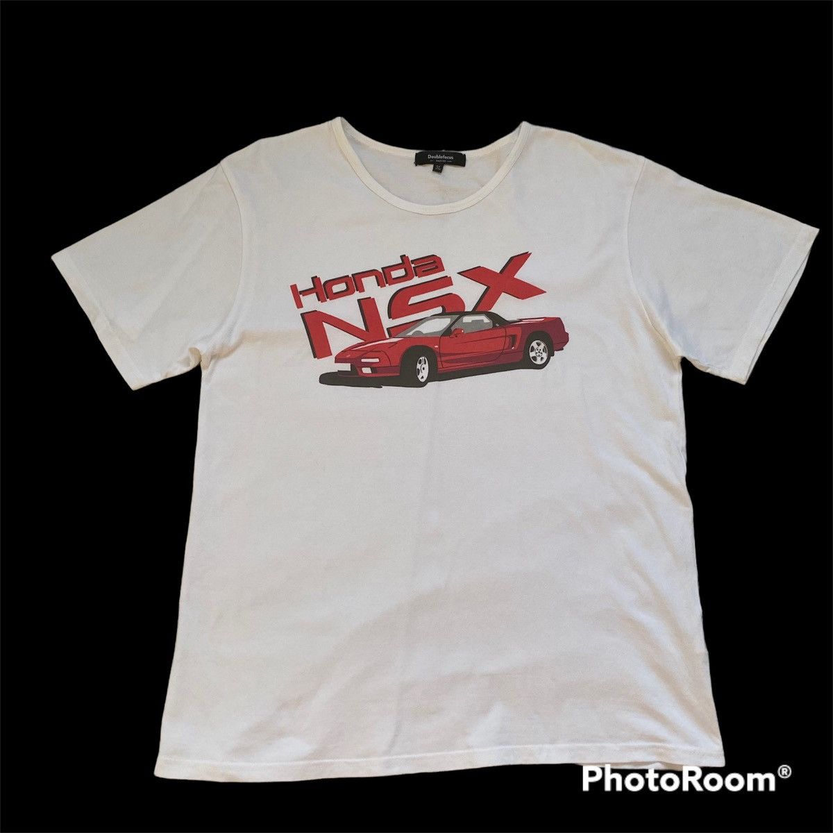 image of Vintage Sport Car Honda Nsx Car Photo Tees in White, Men's (Size Medium)