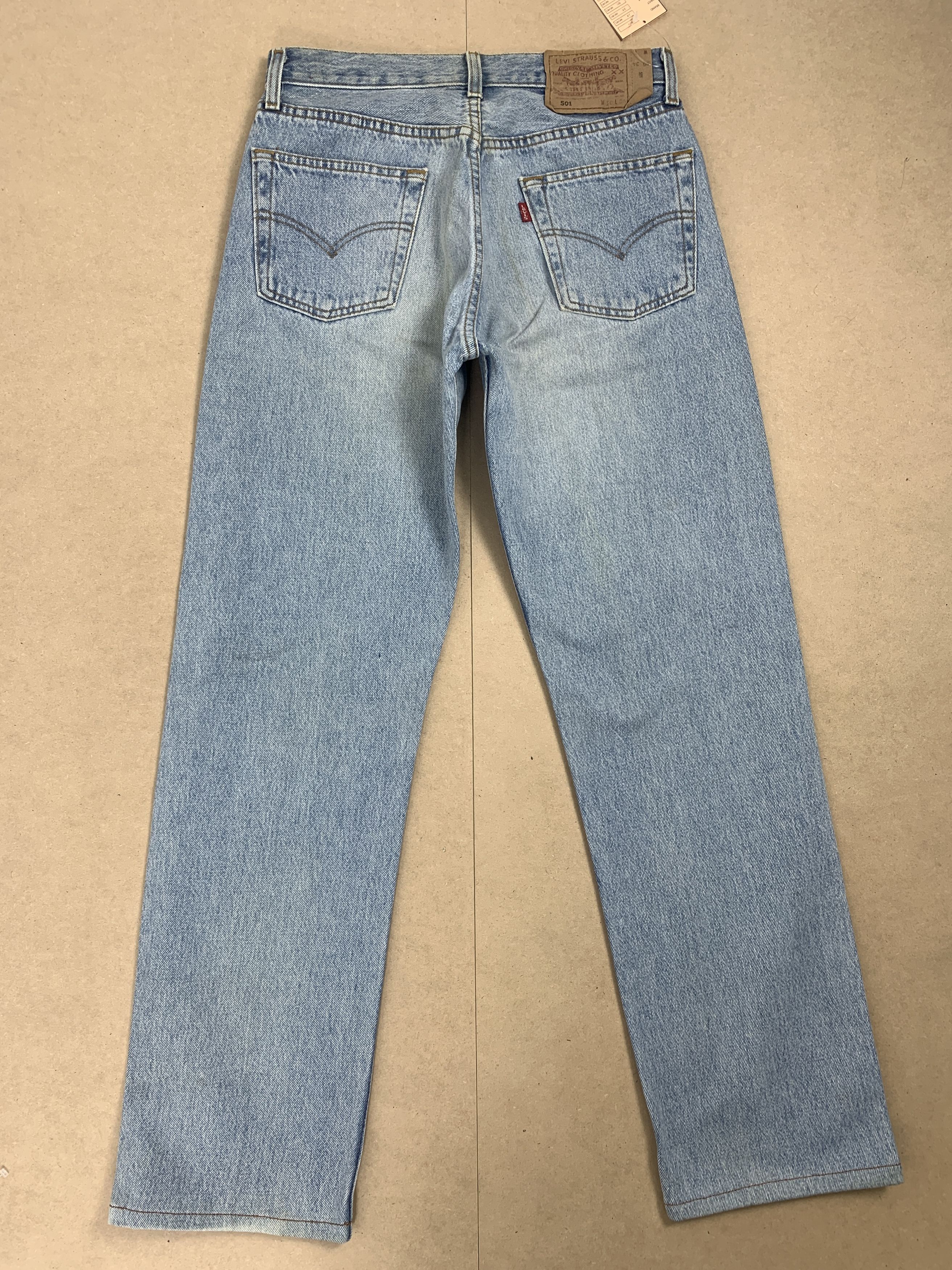 Levi's Vintage 90s Levis 501 Straight Cut Stone Wash Jeans P0223 Size US 28 / EU 44 - 6 Thumbnail