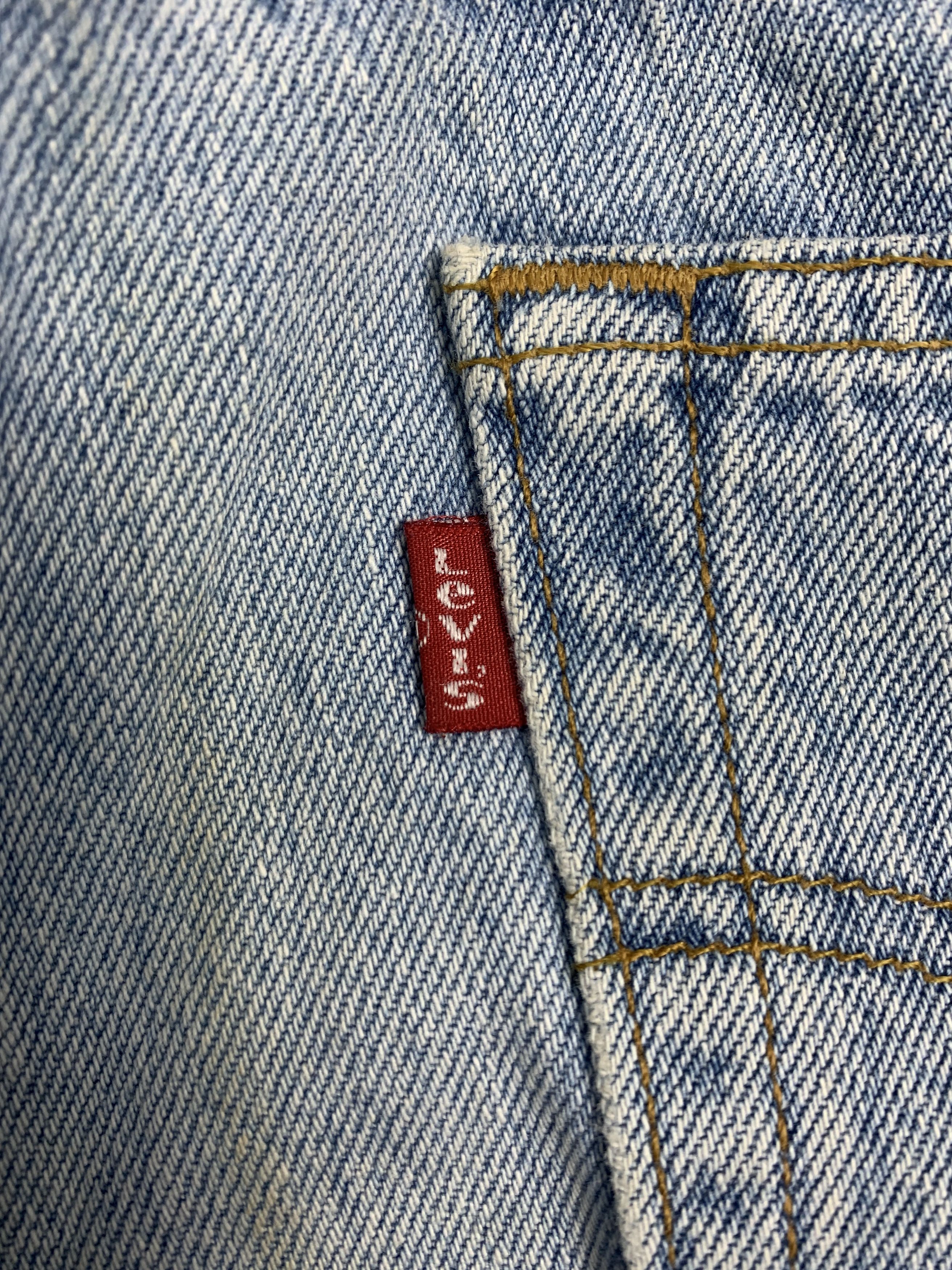 Levi's Vintage 90s Levis 501 Straight Cut Stone Wash Jeans P0223 Size US 28 / EU 44 - 9 Thumbnail