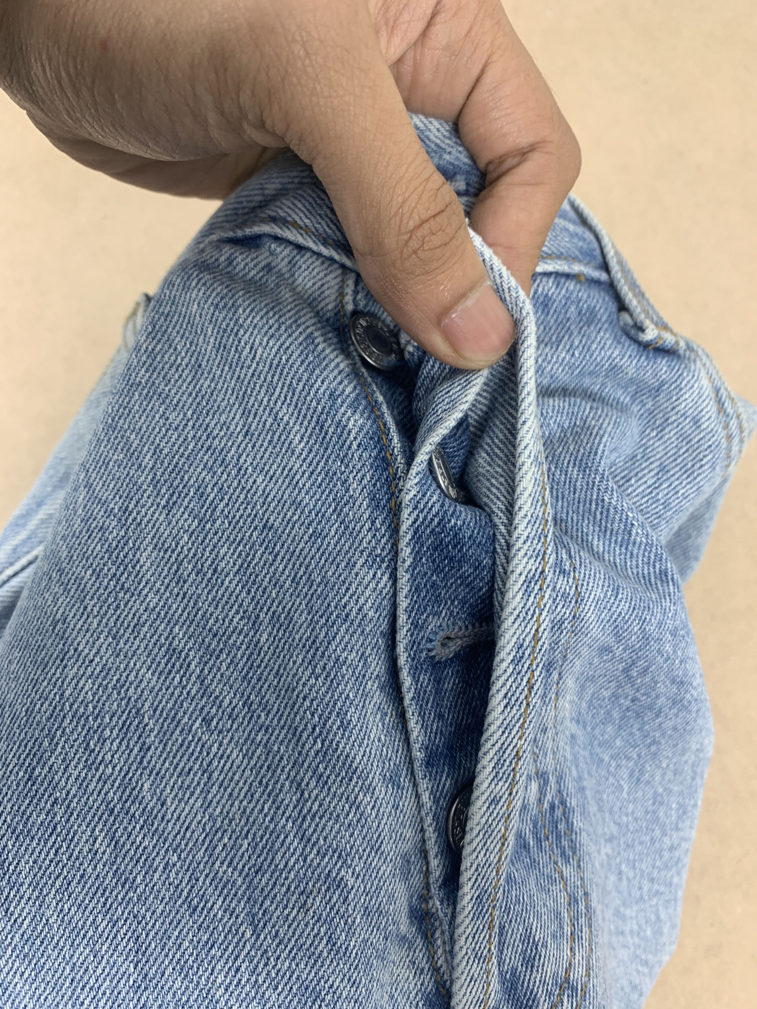 Levi's Vintage 90s Levis 501 Straight Cut Stone Wash Jeans P0223 Size US 28 / EU 44 - 16 Thumbnail