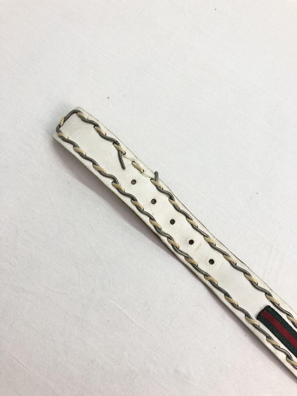 Japanese Brand Giorgio Ferri Gucci Inspired Leather Belt Size ONE SIZE - 9 Thumbnail