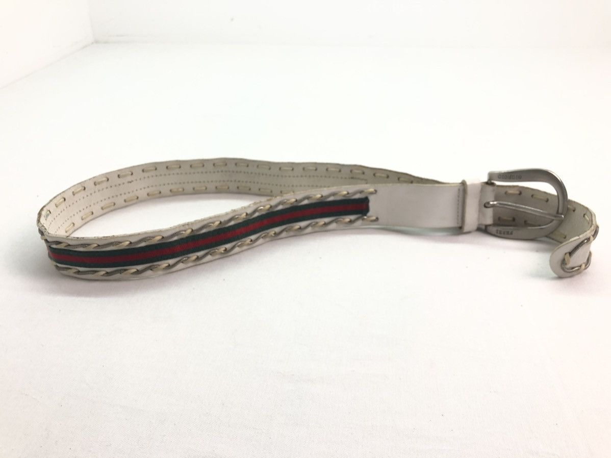 Japanese Brand Giorgio Ferri Gucci Inspired Leather Belt Size ONE SIZE - 5 Thumbnail