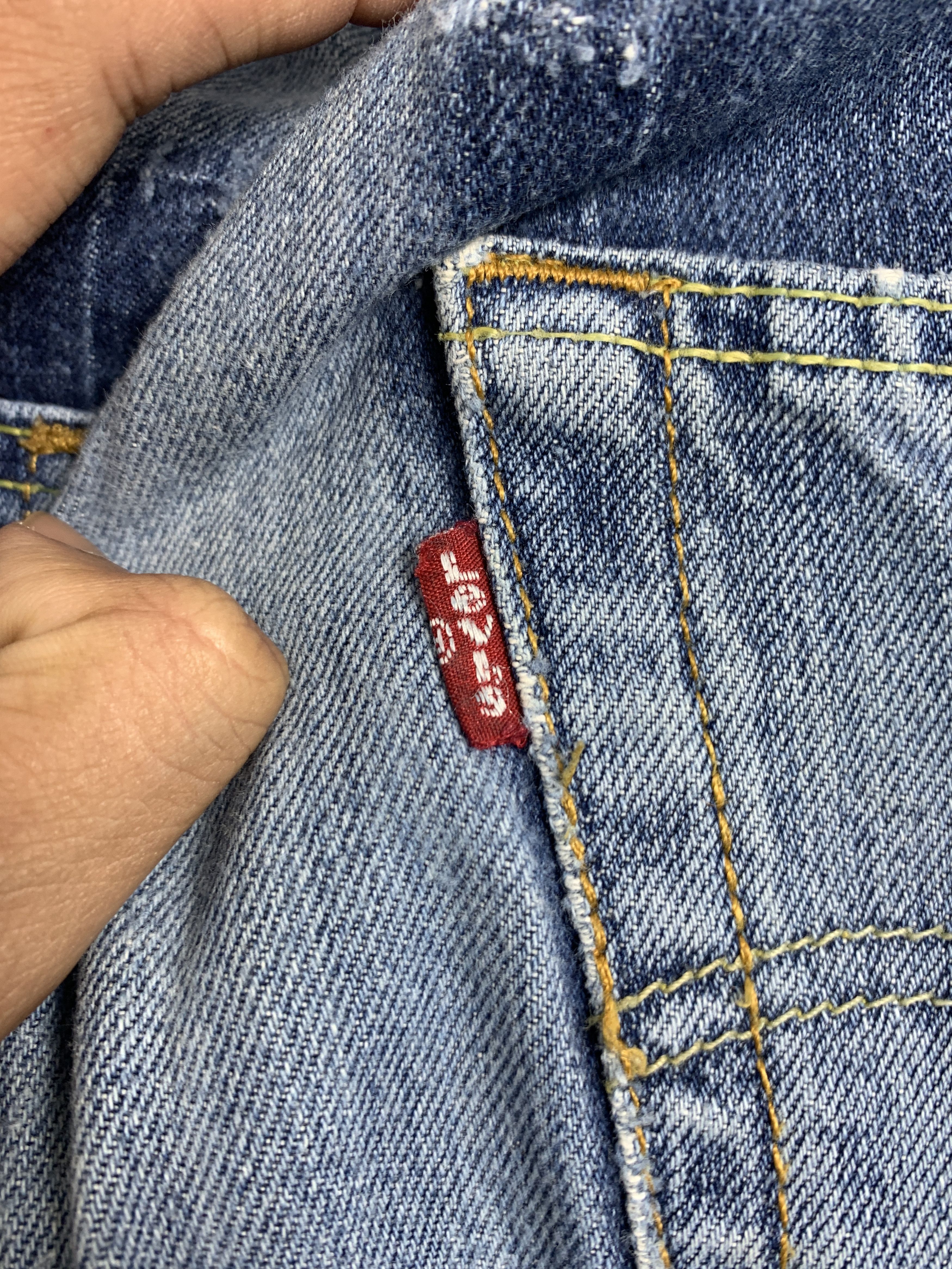 Levi's × Vintage Vintage Levi's 501 Distresse Blue Jeans Size US 29 - 21 Thumbnail