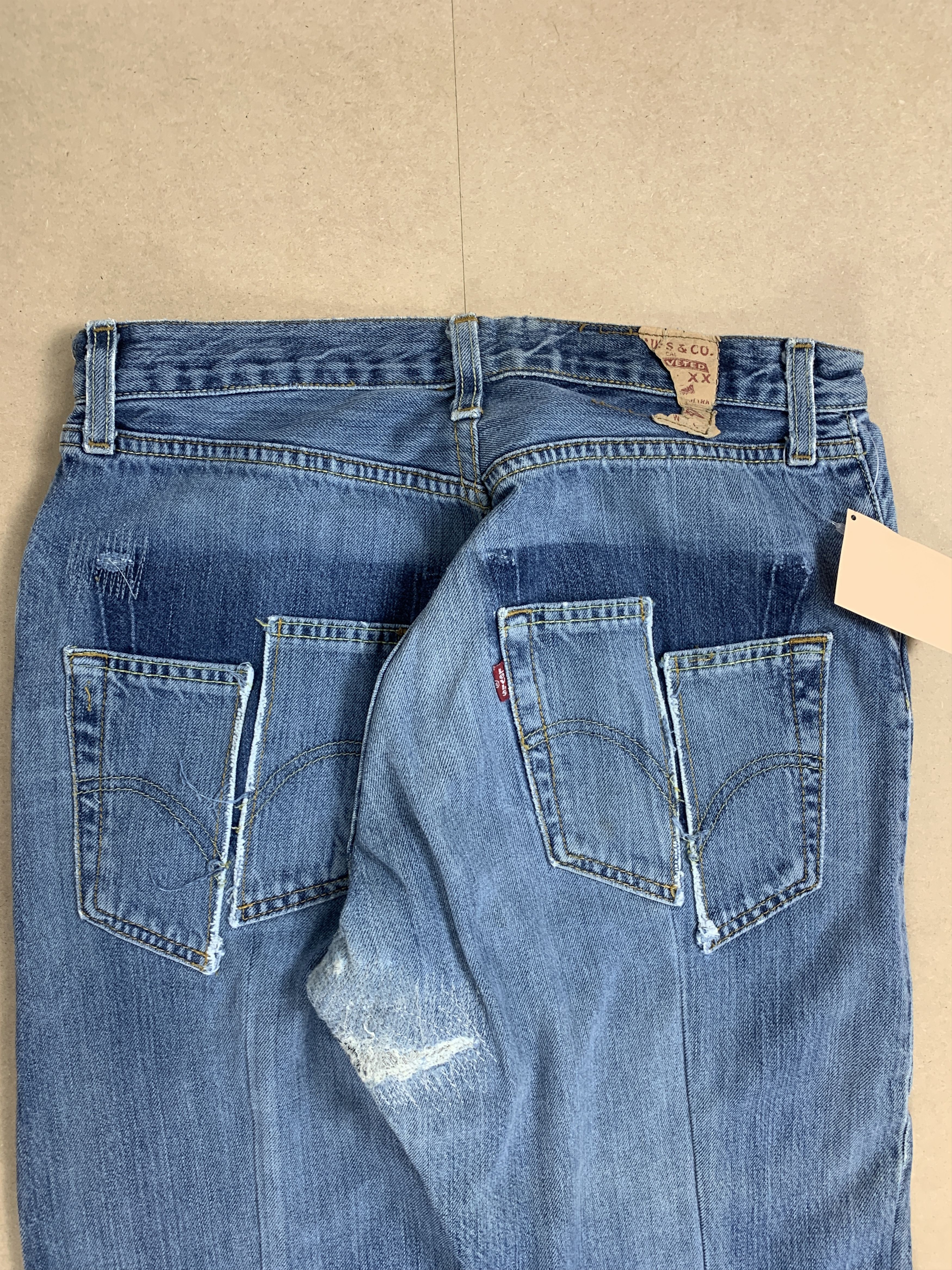 Levi's × Vintage Vintage Levi's 501 Distresse Blue Jeans Size US 29 - 15 Thumbnail