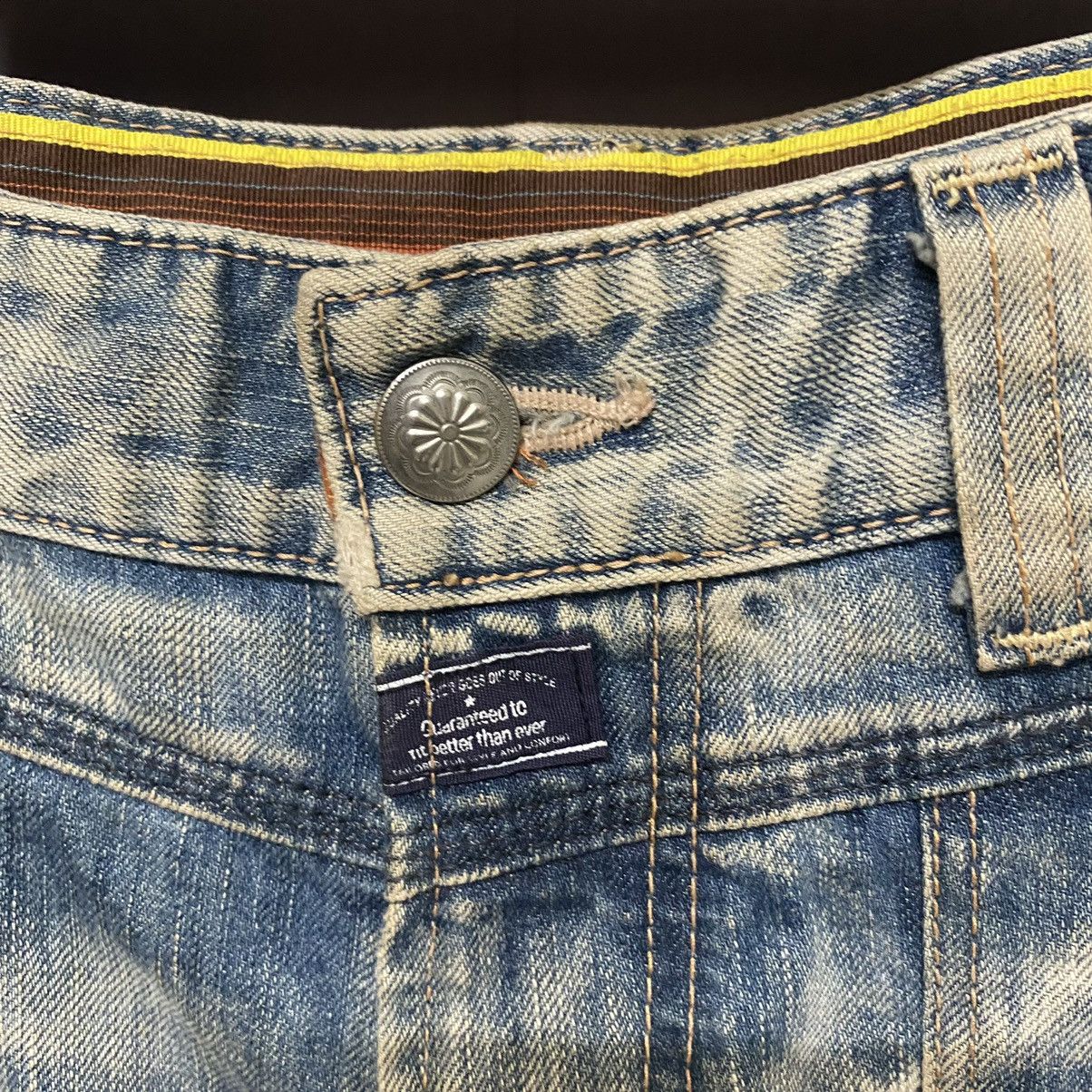 Japanese Brand × Vintage Vintage Japanese Edwin 505 Mud Washed Denim Bush Pants Size US 34 / EU 50 - 5 Thumbnail