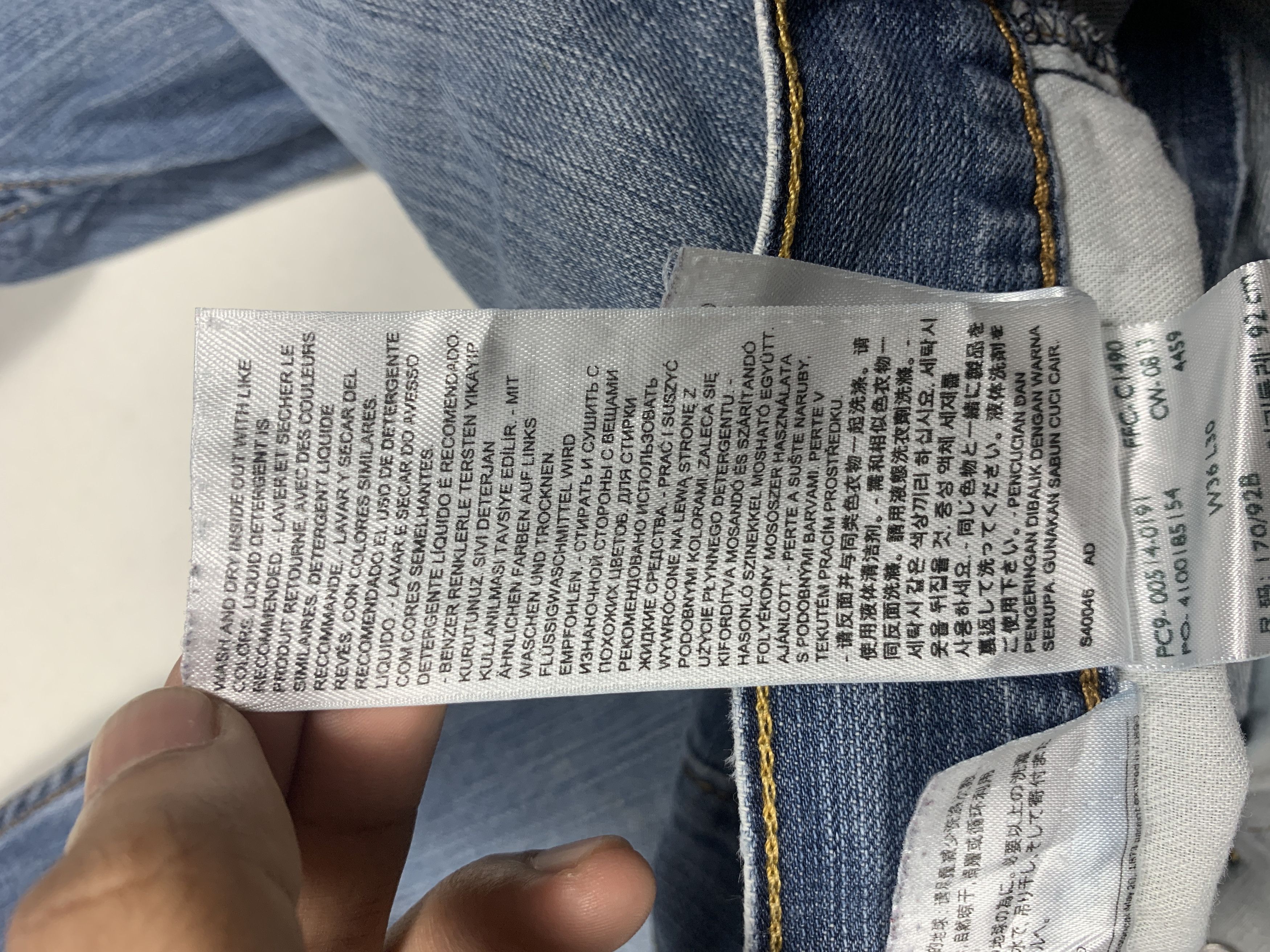 Levi's Vintage Levis 514 Blue Denim Jeans Size US 36 / EU 52 - 17 Thumbnail