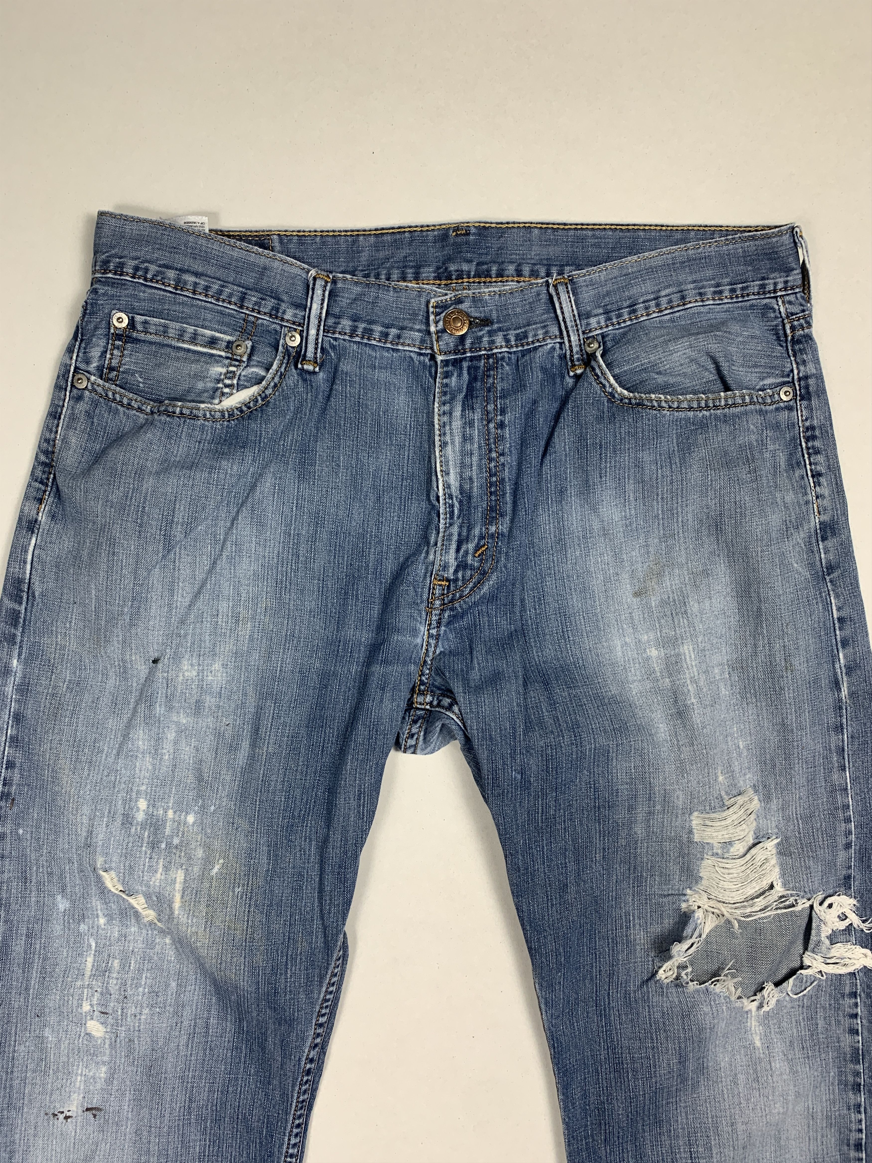 Levi's Vintage Levis 514 Blue Denim Jeans Size US 36 / EU 52 - 3 Thumbnail