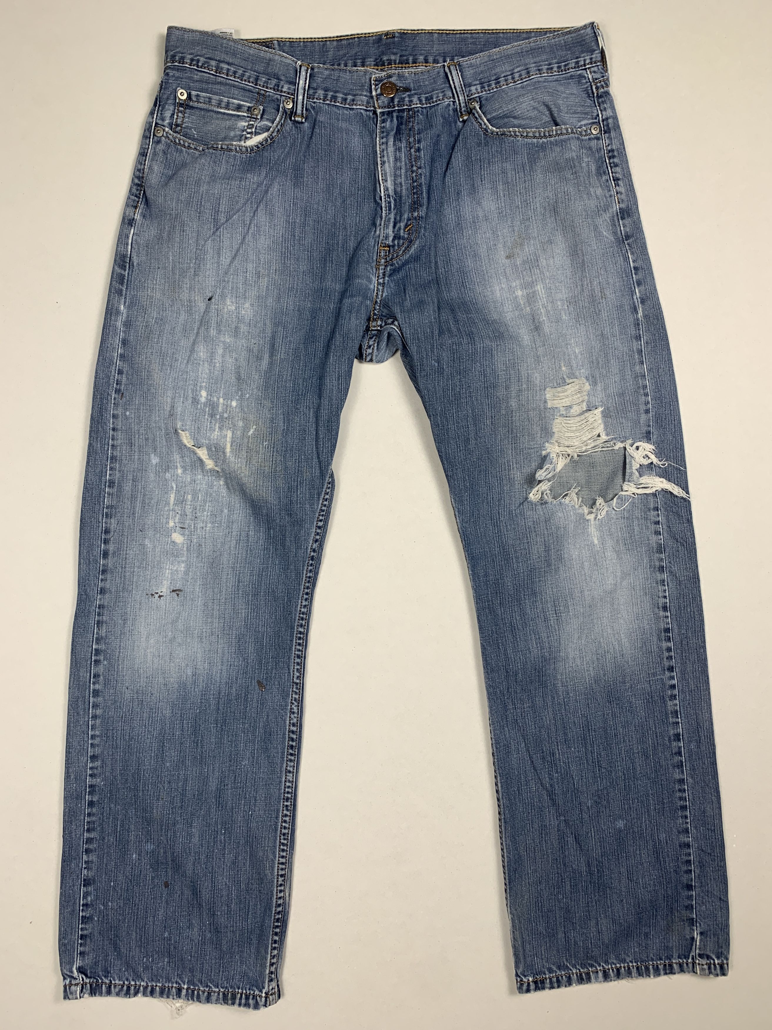 Levi's Vintage Levis 514 Blue Denim Jeans Size US 36 / EU 52 - 2 Thumbnail