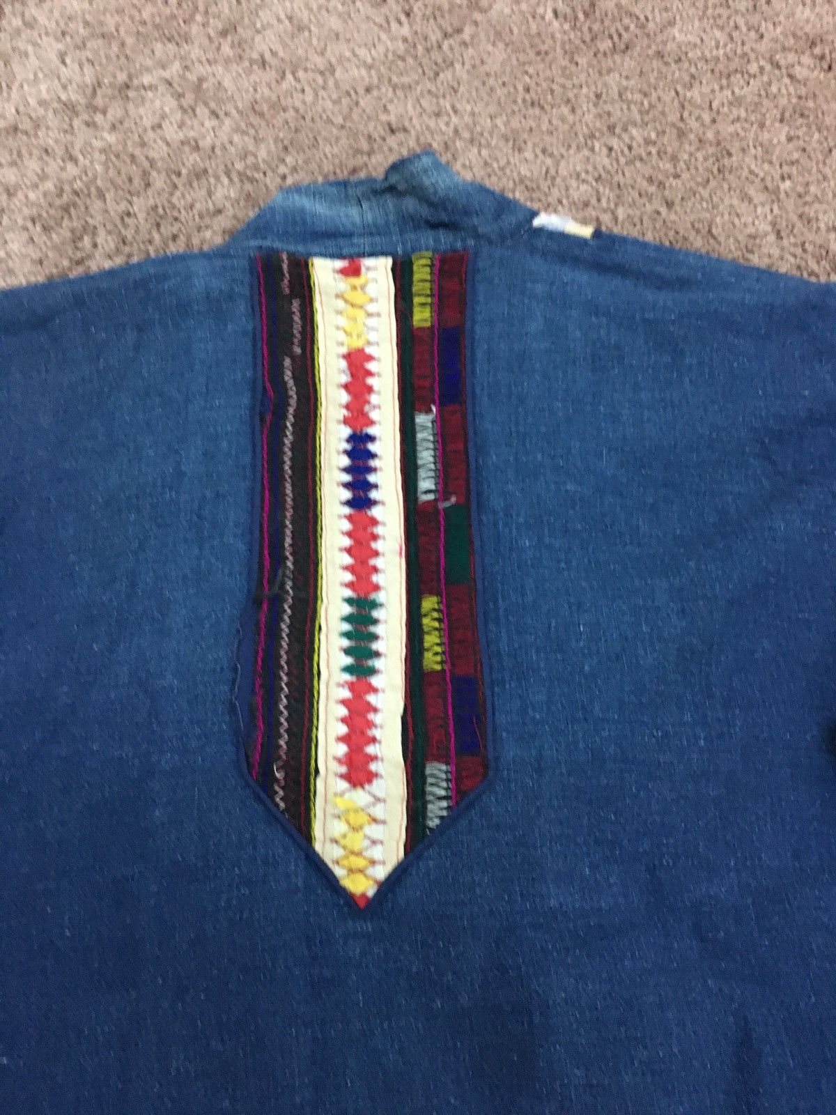 Indigo vintage japanese heavy cotton outwear Size US L / EU 52-54 / 3 - 17 Thumbnail