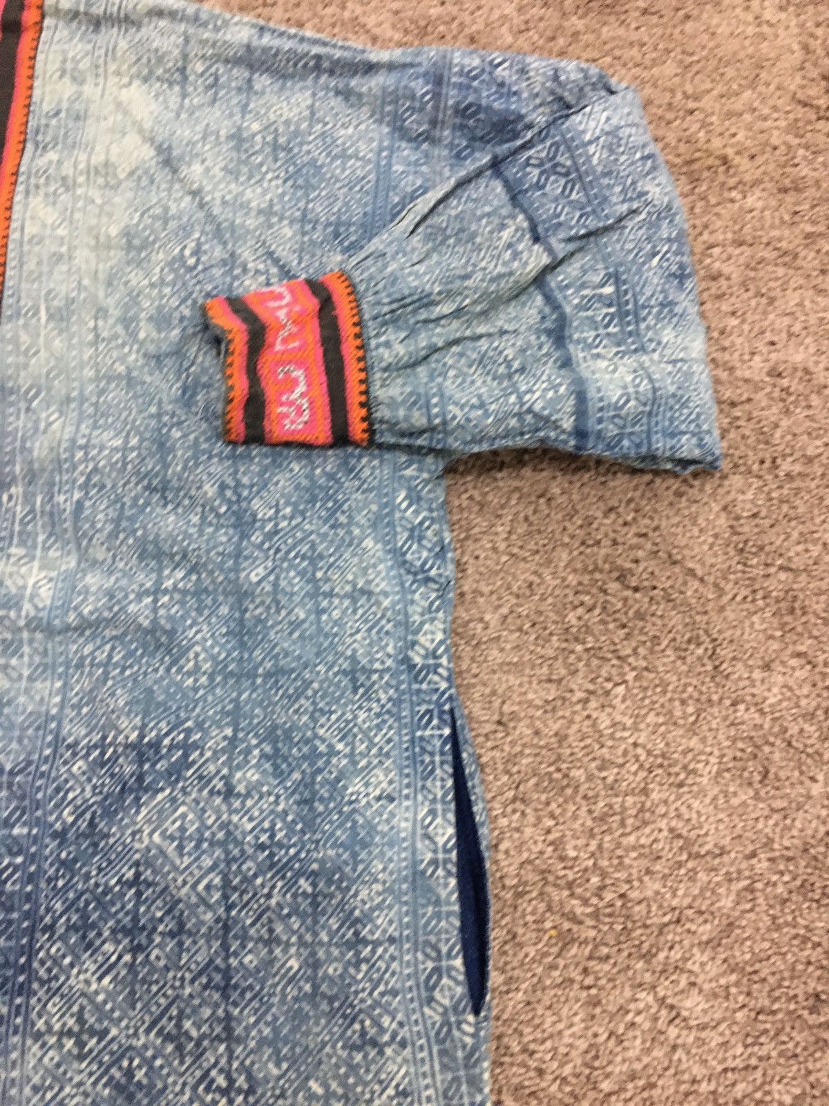 Indigo vintage japanese heavy cotton outwear Size US L / EU 52-54 / 3 - 6 Thumbnail