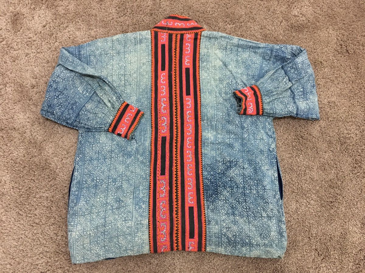 Indigo vintage japanese heavy cotton outwear Size US L / EU 52-54 / 3 - 5 Thumbnail