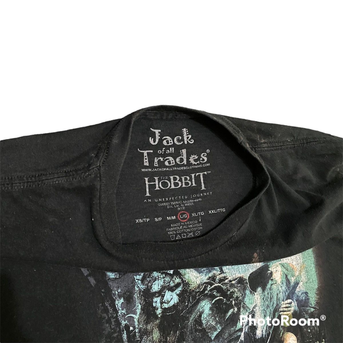 Vintage Vintage Movie The Hobbit Full Character Tees Size US M / EU 48-50 / 2 - 5 Thumbnail
