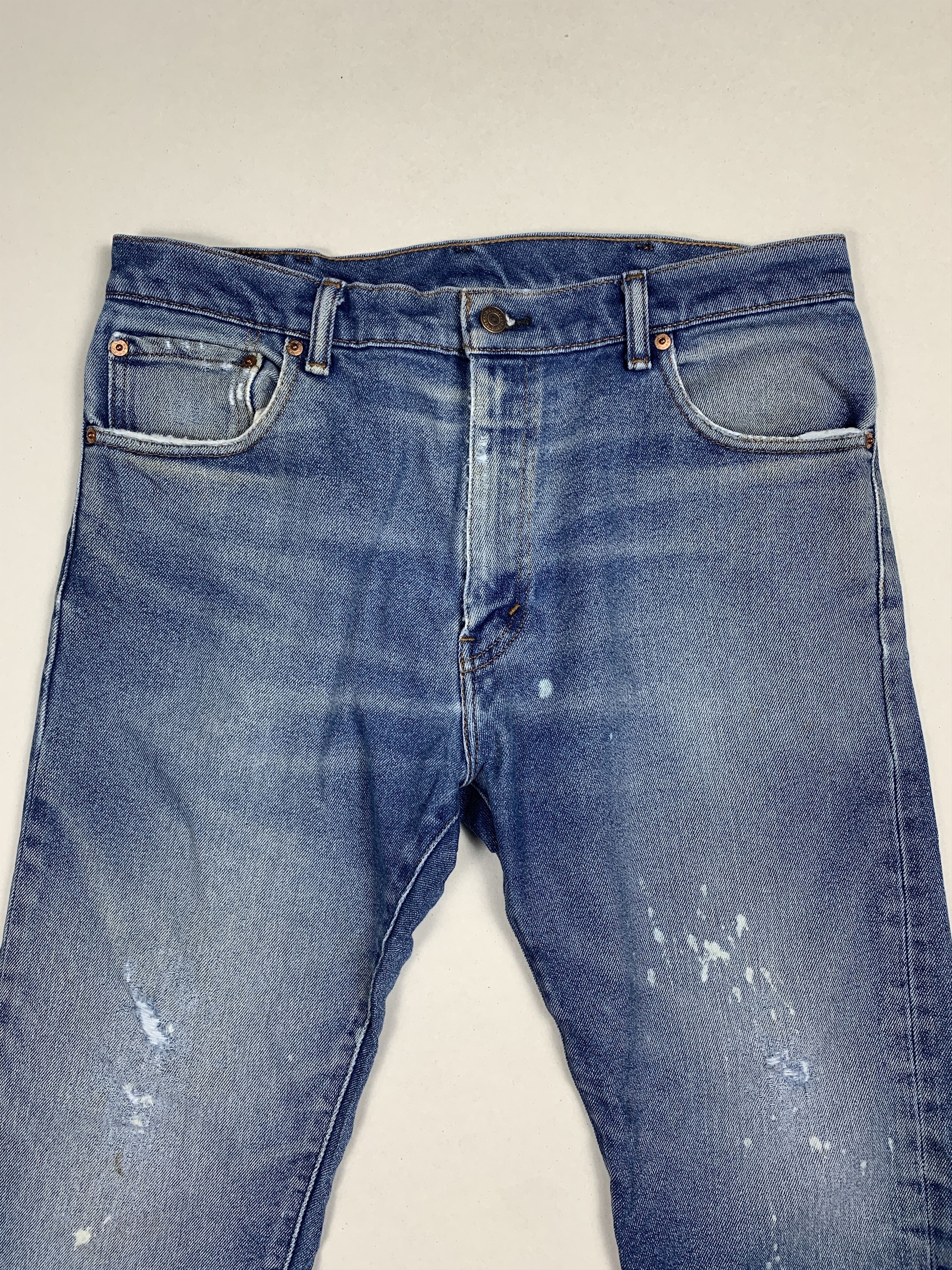 Levi's Vintage LEVI'S 517 Flared Bootcut Distresses Jeans P0013 Size US 36 / EU 52 - 2 Thumbnail