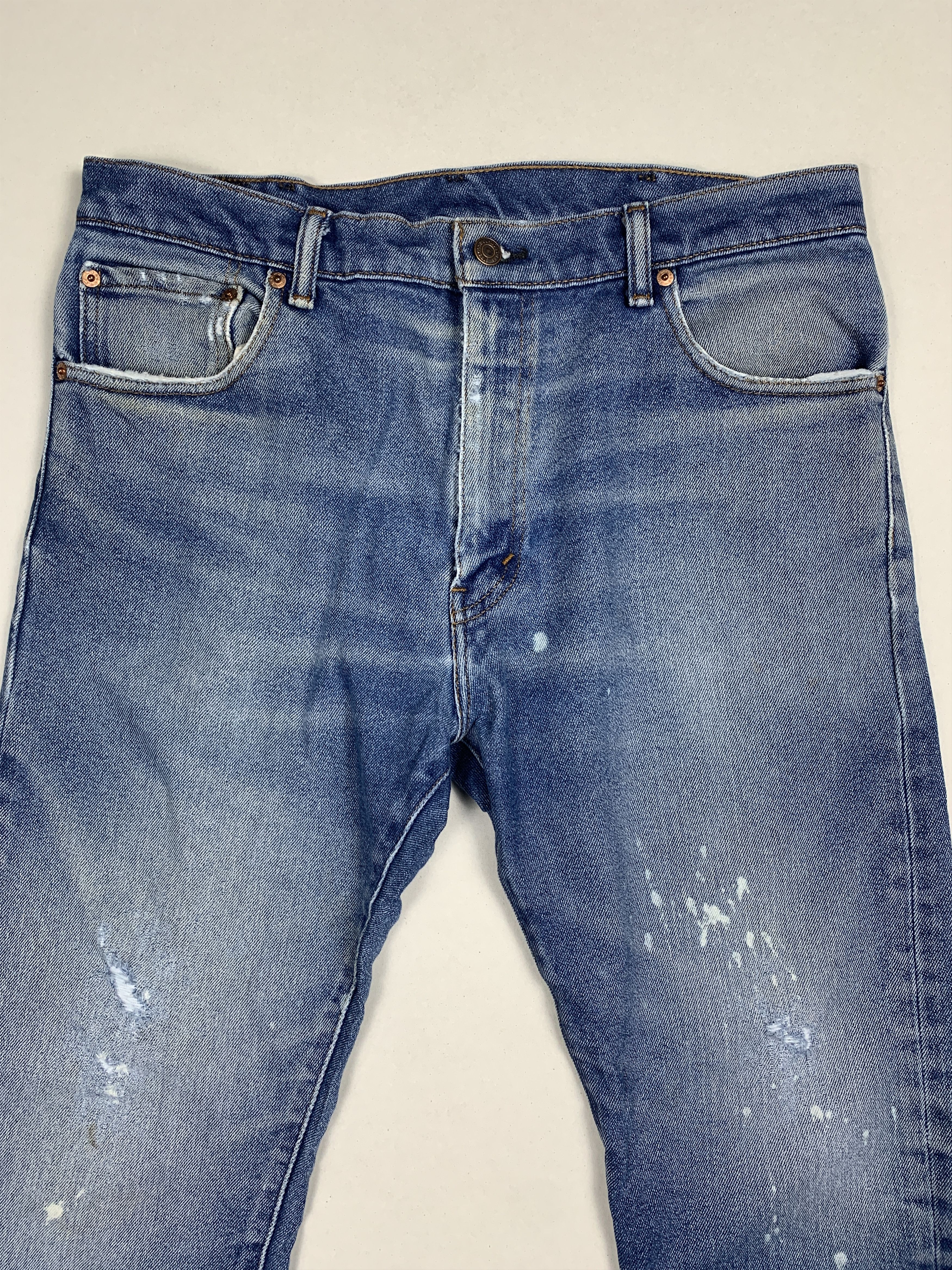 Levi's Vintage LEVI'S 517 Flared Bootcut Distresses Jeans P0013 Size US 36 / EU 52 - 3 Thumbnail