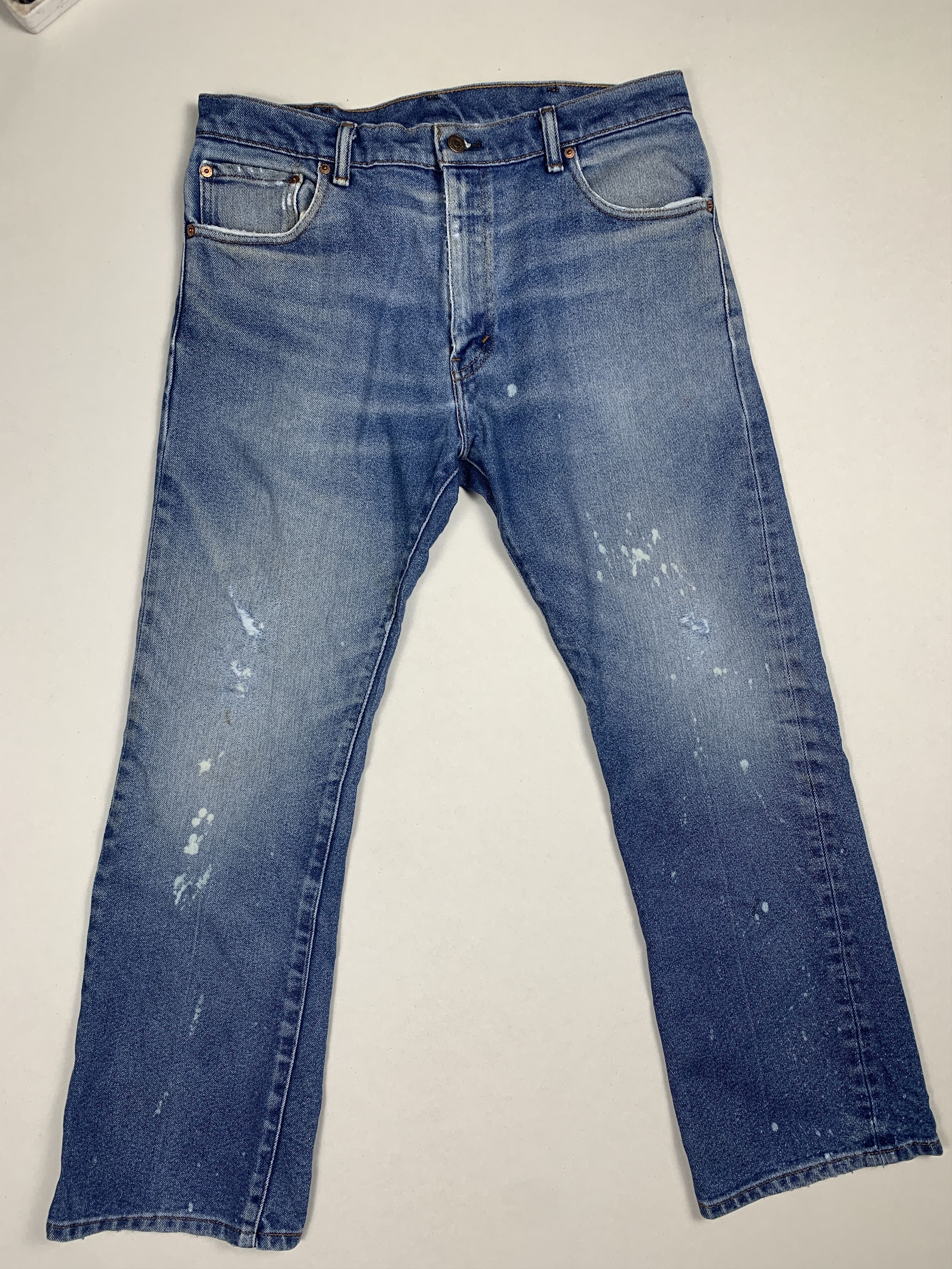 Levi's Vintage LEVI'S 517 Flared Bootcut Distresses Jeans P0013 Size US 36 / EU 52 - 1 Thumbnail