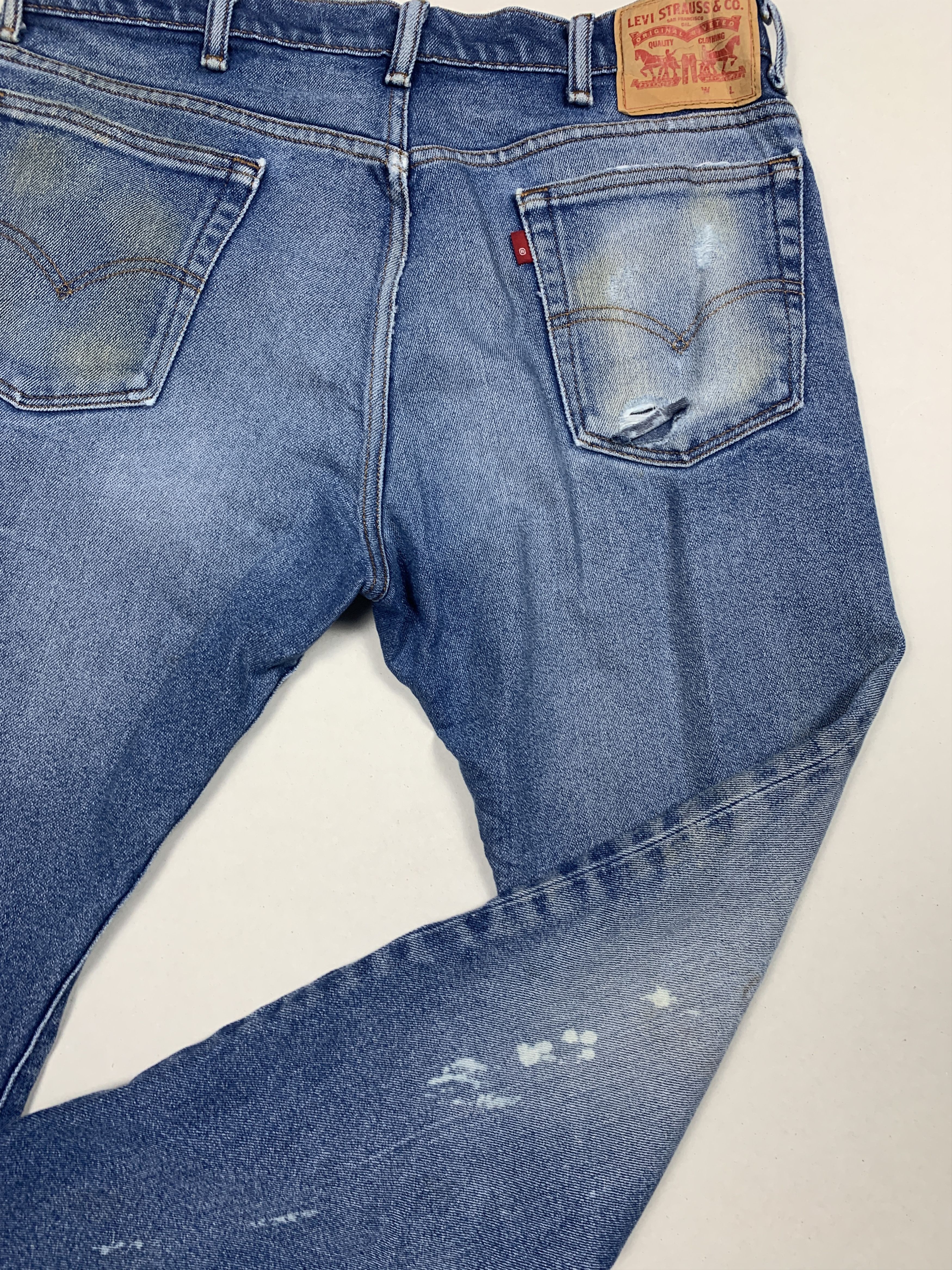 Levi's Vintage LEVI'S 517 Flared Bootcut Distresses Jeans P0013 Size US 36 / EU 52 - 24 Thumbnail