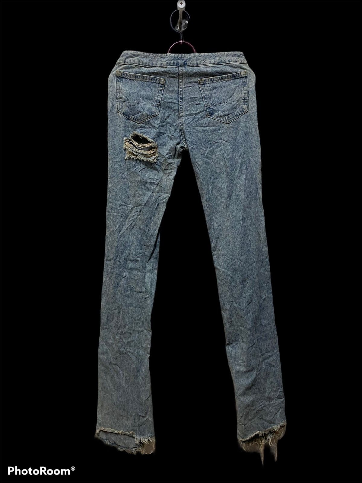 Designer HAN AHN SOON JAPANESSE DESIGNER DENIM Size US 27 - 2 Thumbnail