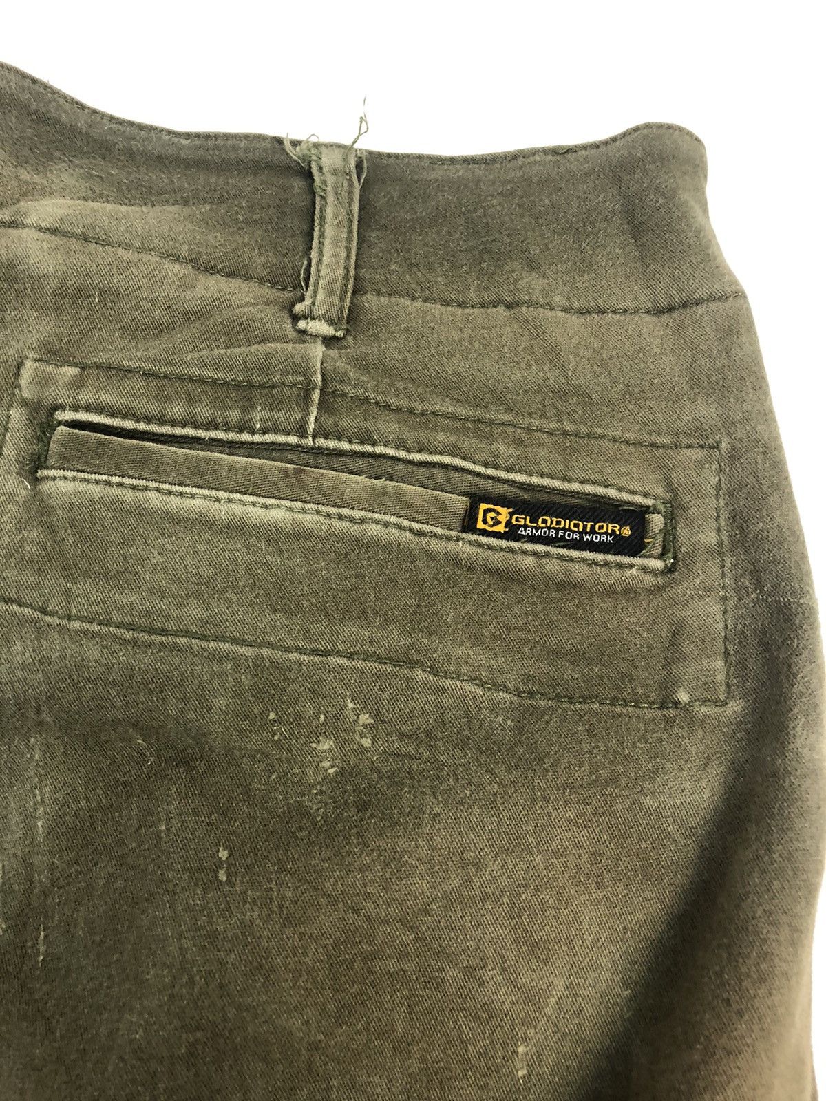 Japanese Brand Distressed GLADIATOR Armor Balmain Stretchable Cargo Pants Size US 32 / EU 48 - 17 Thumbnail