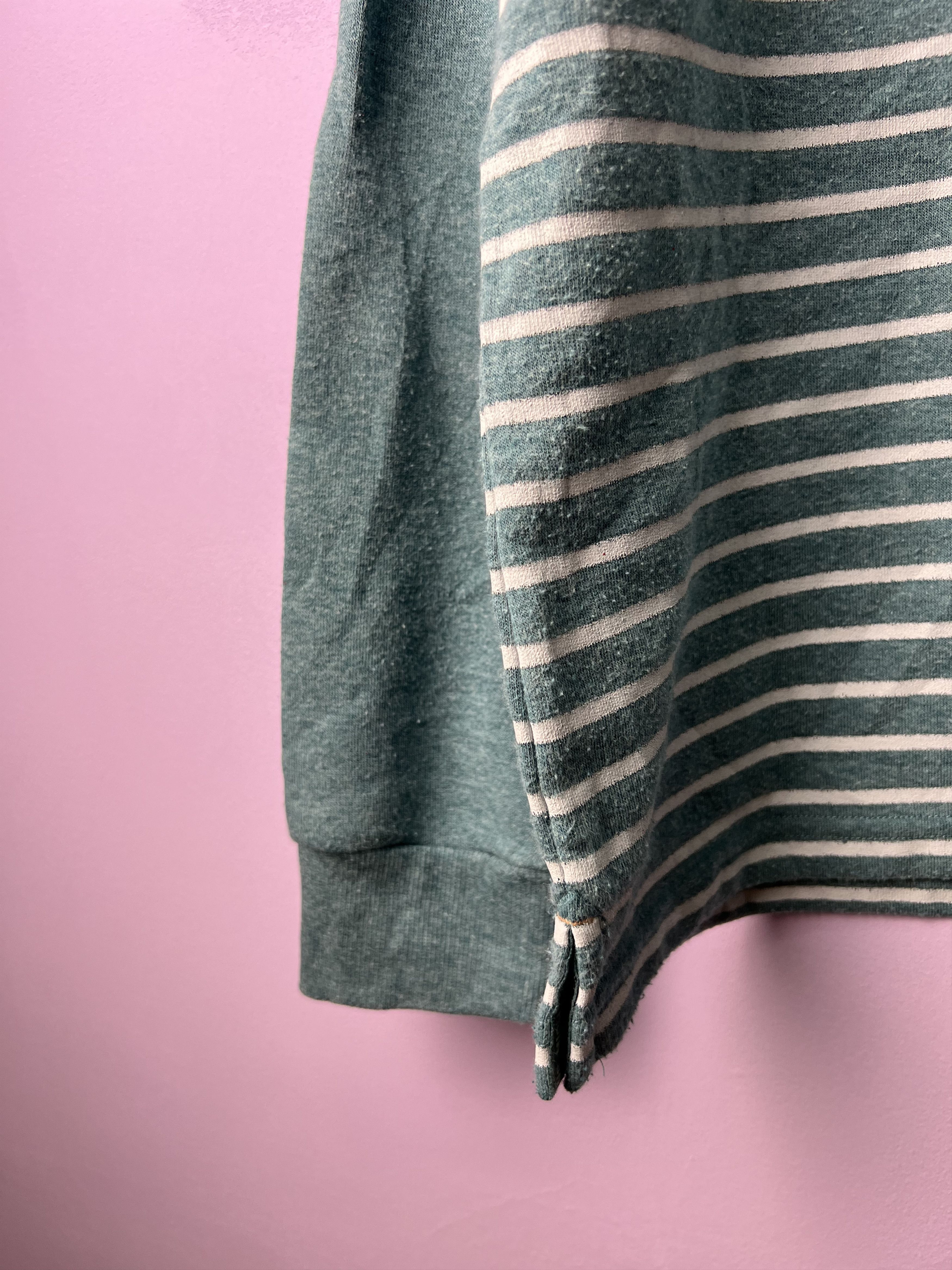 Michiko Koshino London 🔥Michiko London Jeans Stripe Crewneck Sweatshirts Size US S / EU 44-46 / 1 - 5 Thumbnail