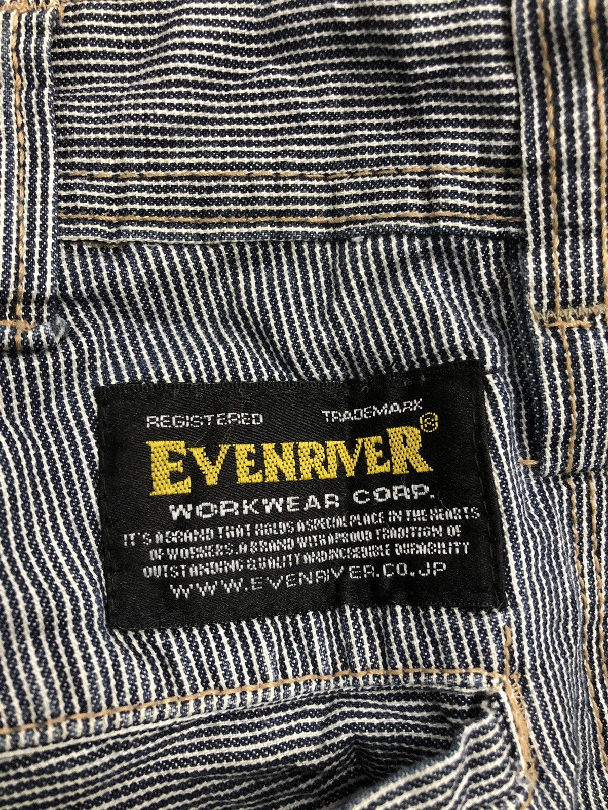 Japanese Brand Japanese Evenriver Utility Striped Cargo Pants Size US 33 - 5 Thumbnail