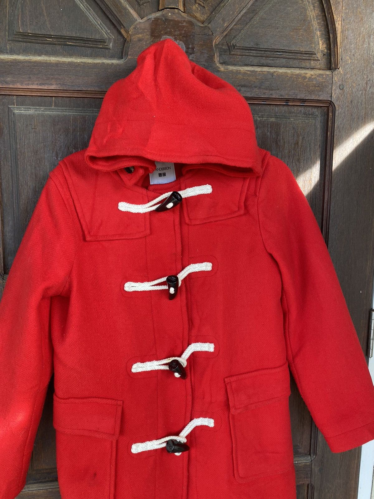 JW Anderson × Japanese Brand × Uniqlo Vintage J.W Anderson Wool Duffle Coat Size S / US 4 / IT 40 - 2 Thumbnail