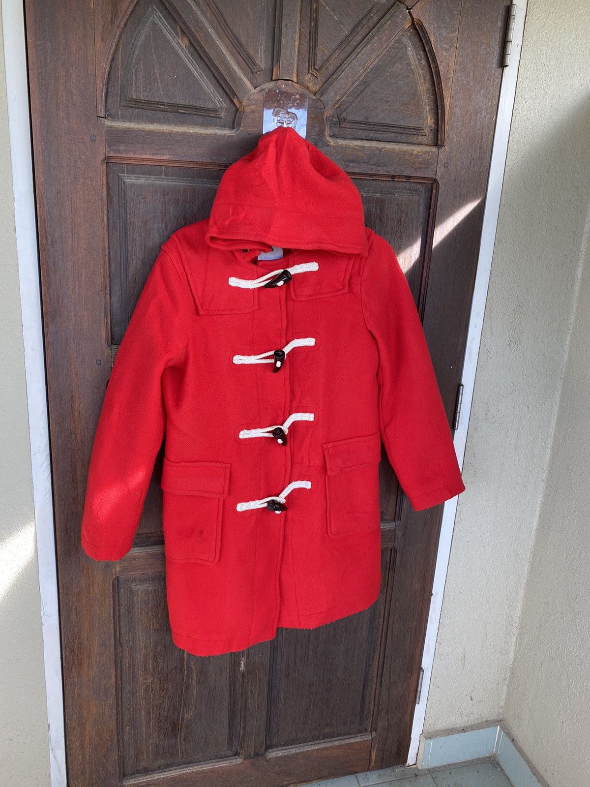 JW Anderson × Japanese Brand × Uniqlo Vintage J.W Anderson Wool Duffle Coat Size S / US 4 / IT 40 - 1 Thumbnail