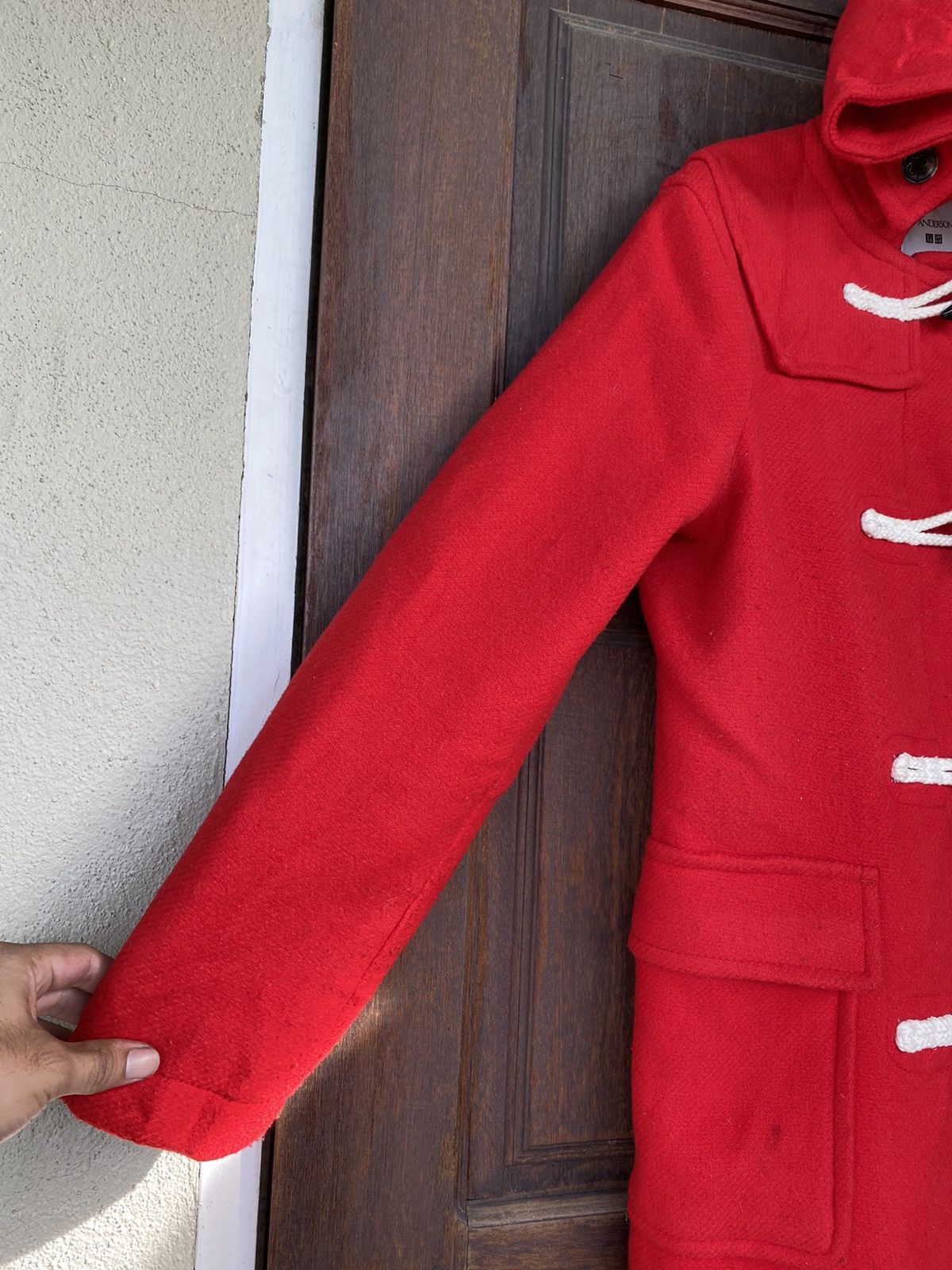 JW Anderson × Japanese Brand × Uniqlo Vintage J.W Anderson Wool Duffle Coat Size S / US 4 / IT 40 - 3 Thumbnail