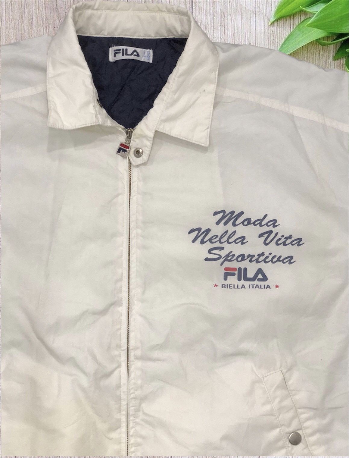 Fila Vintage 90's Fila Biella Italia jacket Size US XL / EU 56 / 4 - 4 Thumbnail