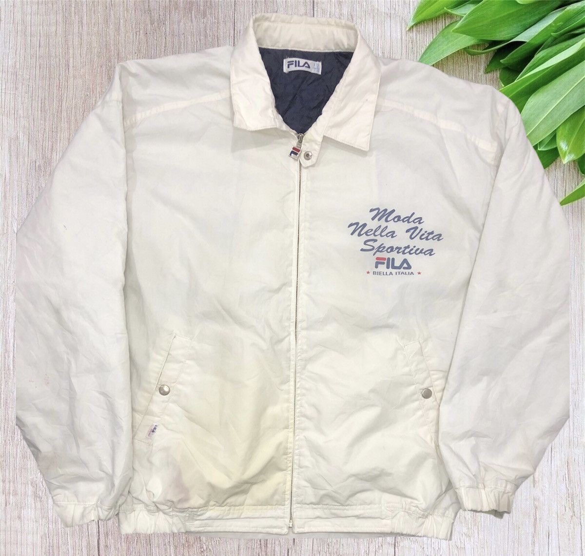 Fila Vintage 90's Fila Biella Italia jacket Size US XL / EU 56 / 4 - 2 Thumbnail