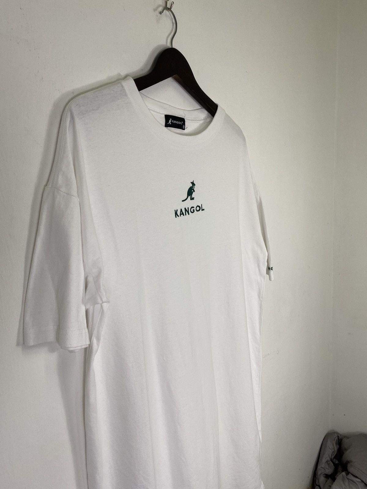 Kangol × Vintage OFFER🔥Vintage Kangol Center Logo Baggy T Shirt Size US L / EU 52-54 / 3 - 4 Thumbnail