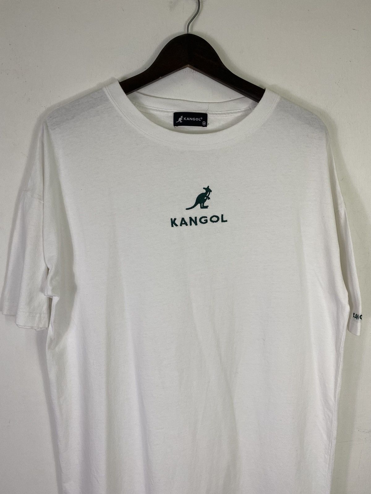 Kangol × Vintage OFFER🔥Vintage Kangol Center Logo Baggy T Shirt Size US L / EU 52-54 / 3 - 2 Thumbnail