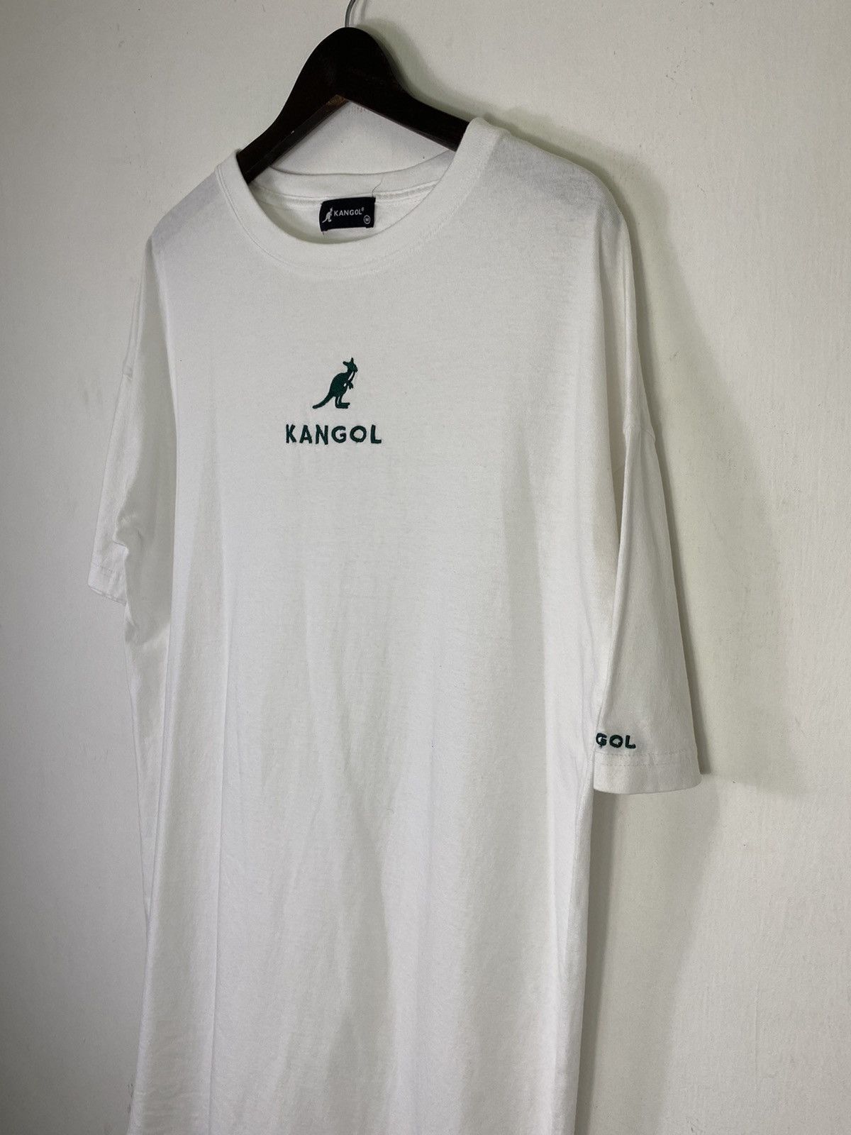 Kangol × Vintage OFFER🔥Vintage Kangol Center Logo Baggy T Shirt Size US L / EU 52-54 / 3 - 5 Thumbnail