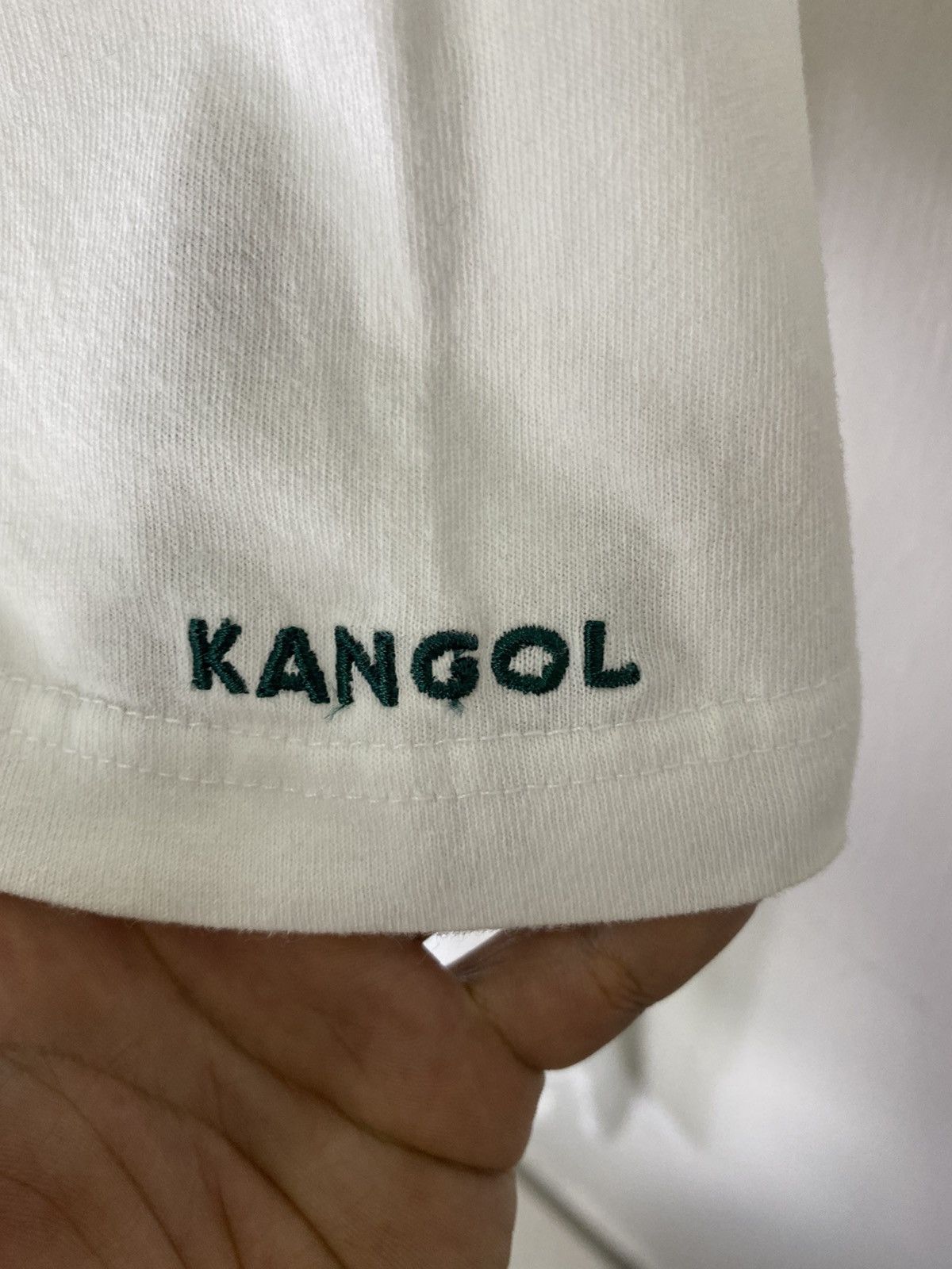 Kangol × Vintage OFFER🔥Vintage Kangol Center Logo Baggy T Shirt Size US L / EU 52-54 / 3 - 6 Thumbnail